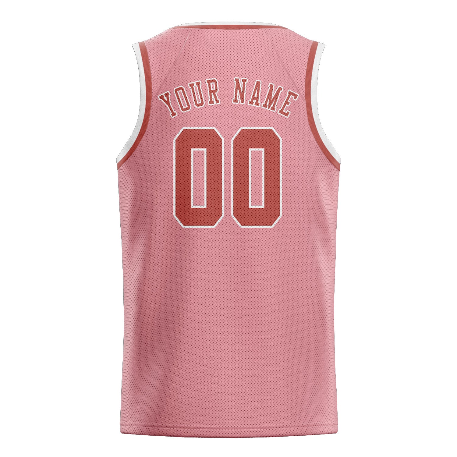 Benutzerdefiniertes Professionelles Rosa Kupferrose Basketballtrikot