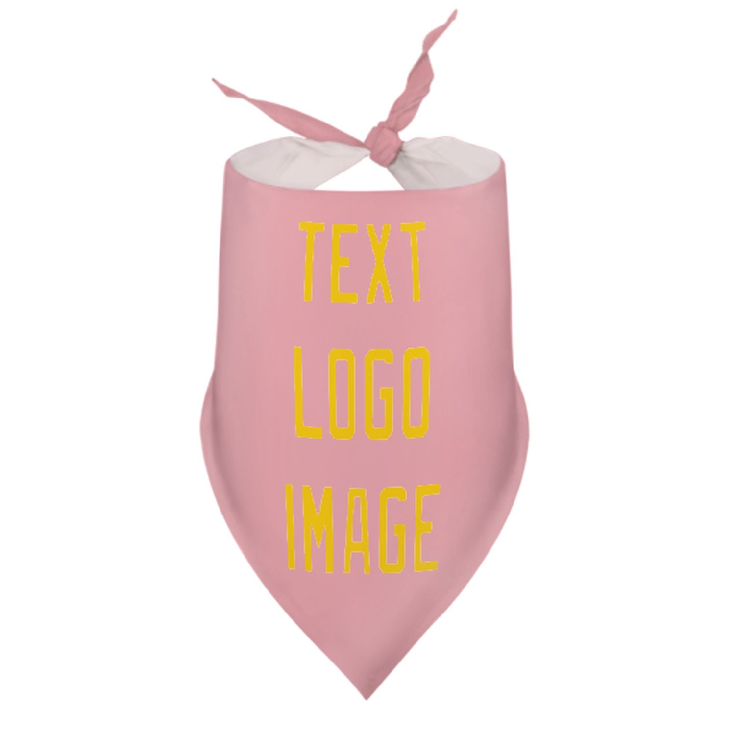Maßgeschneidertes Rosa Gold Haustier-Halstuch