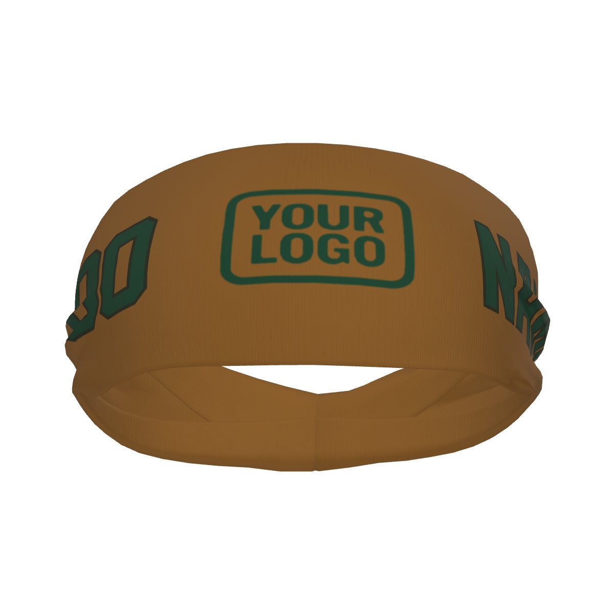 Fascia sportiva personalizzata color verde muschio cachi