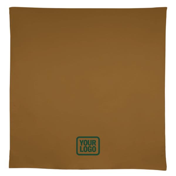 Tovaglia quadrata su misura color kaki e verde oliva scuro
