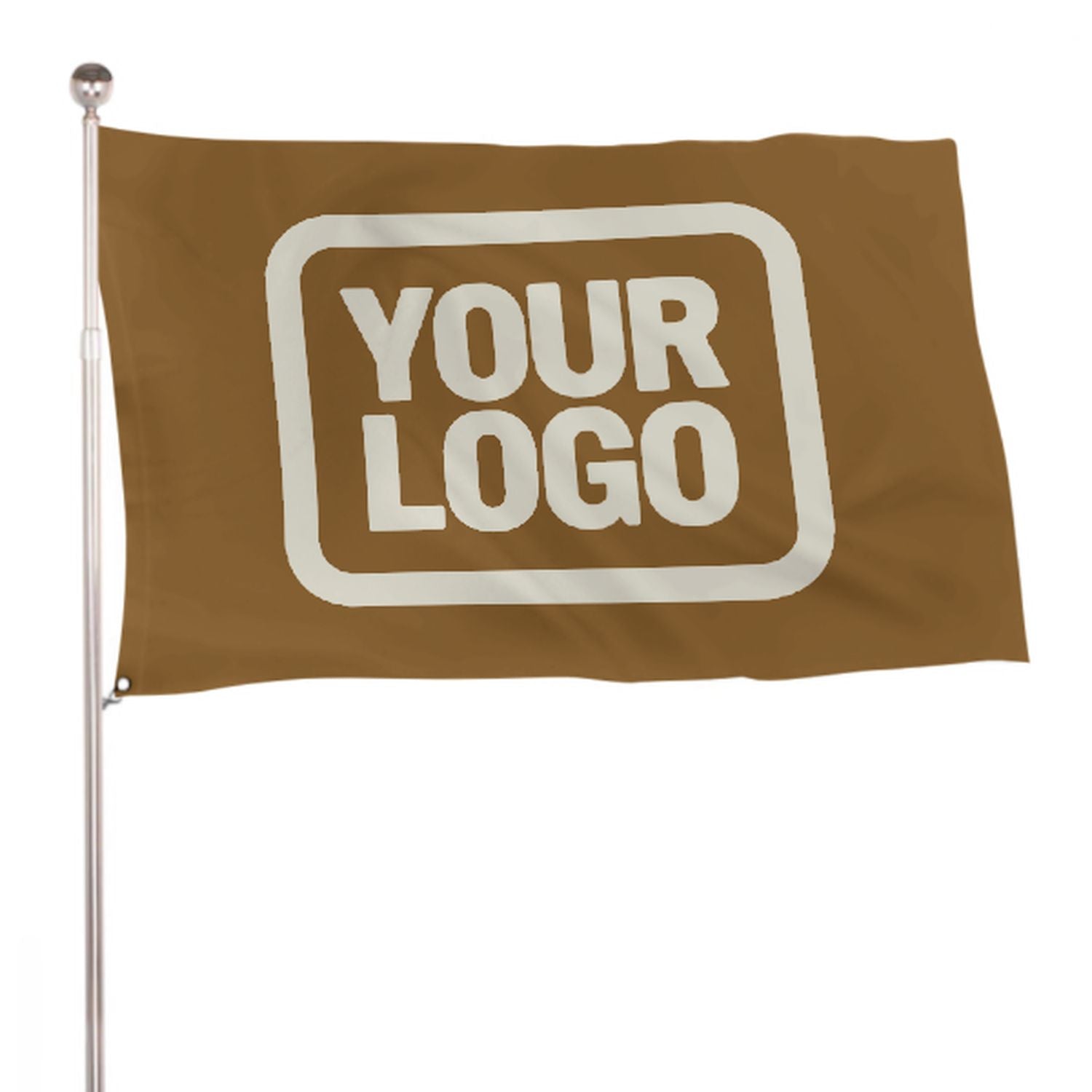 Maßgeschneidertes Khaki Beige Flagge
