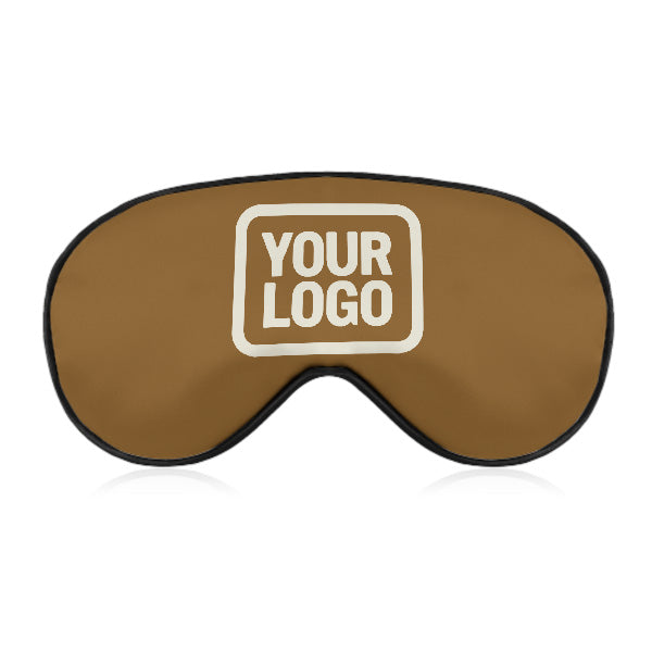 Maßgeschneidertes Khaki Beige Schlafmaske