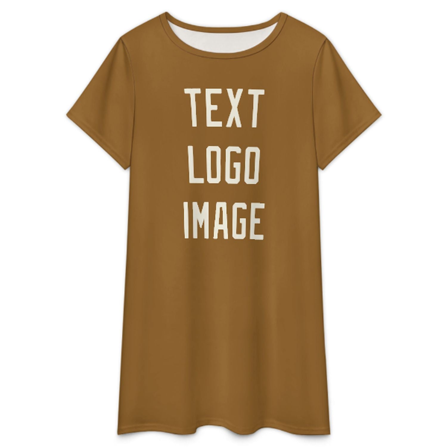 Maßgeschneidertes Khaki Beige Nachthemd