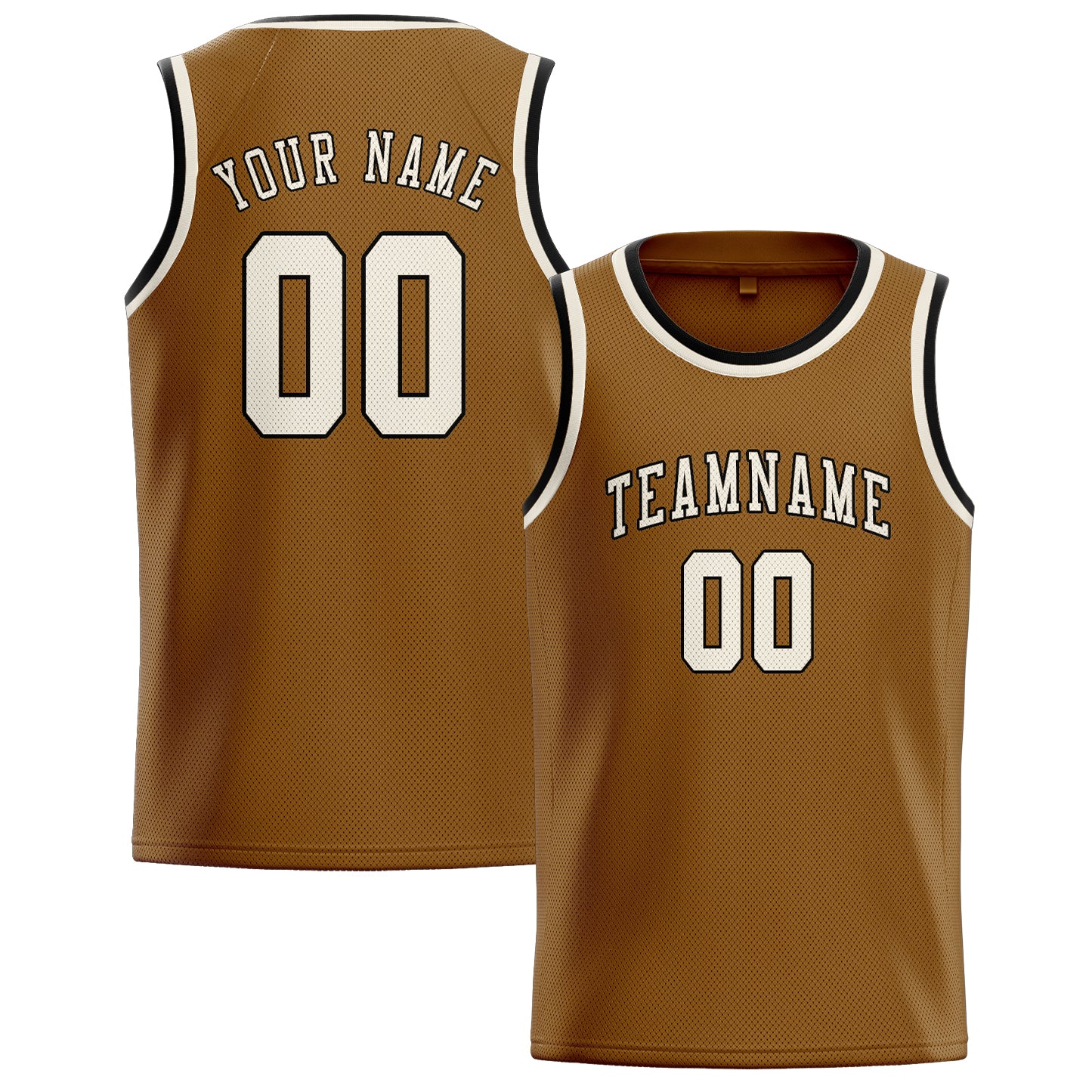 Benutzerdefiniertes Professionelles Khaki Beige Basketballtrikot