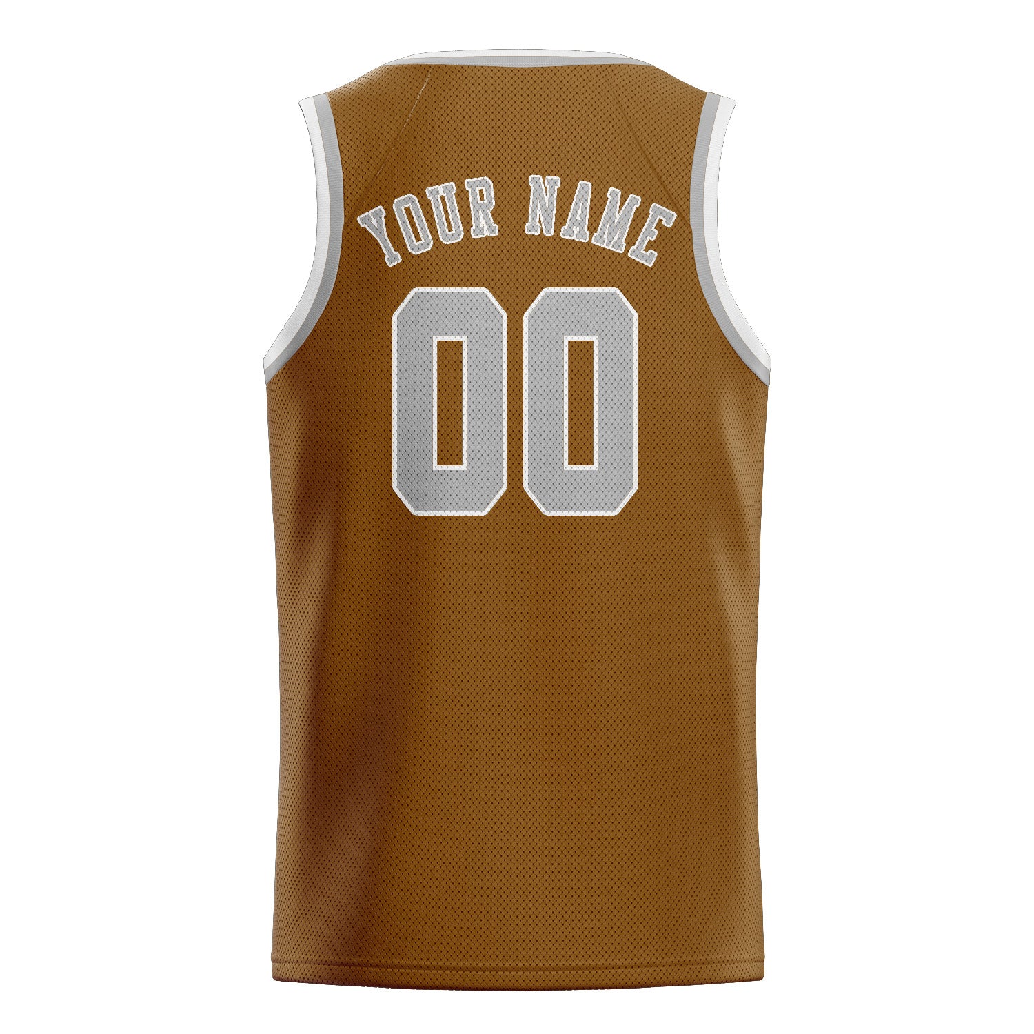 Benutzerdefiniertes Professionelles Khaki Grau Basketballtrikot