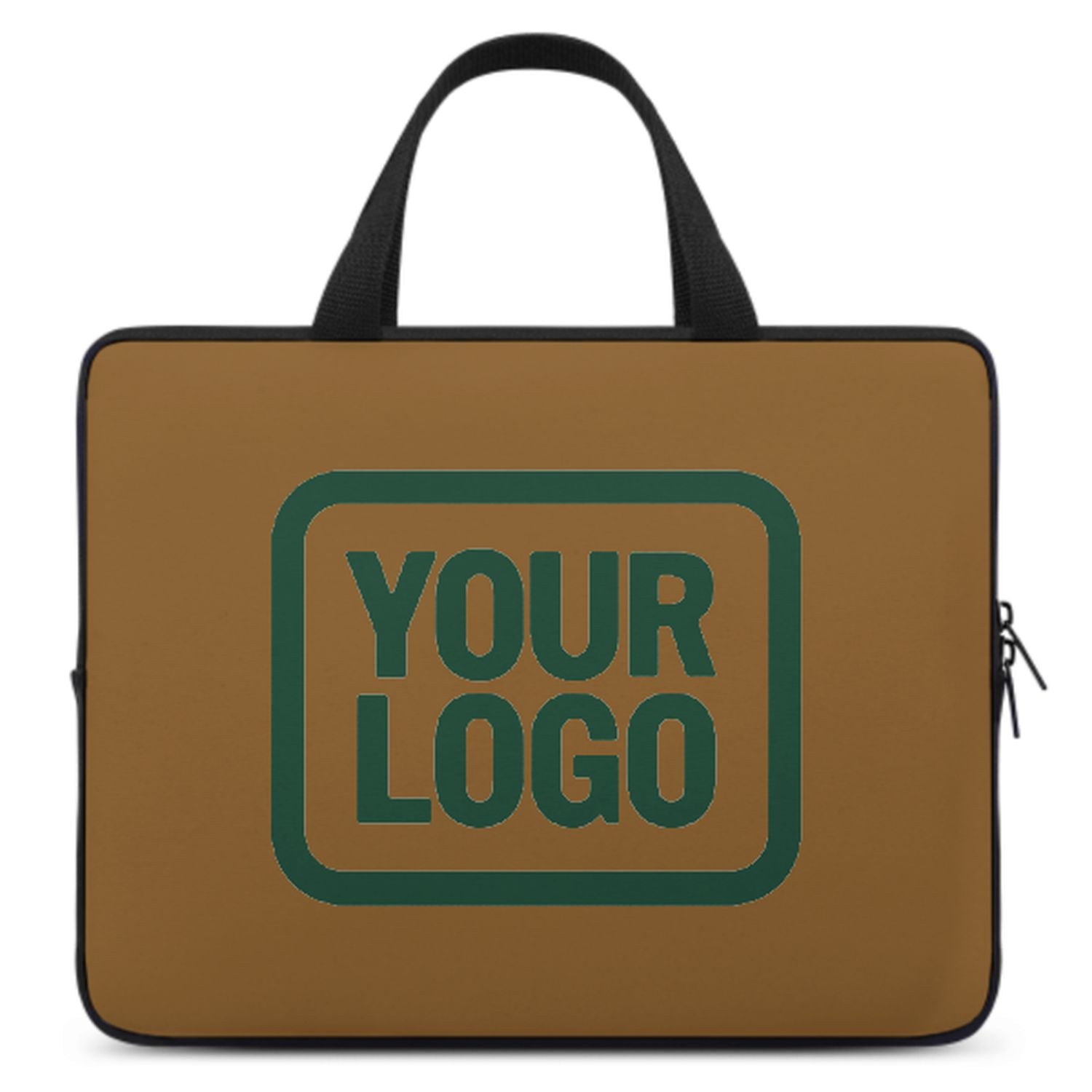 Maßgeschneidertes Khaki Green Laptop Tasche
