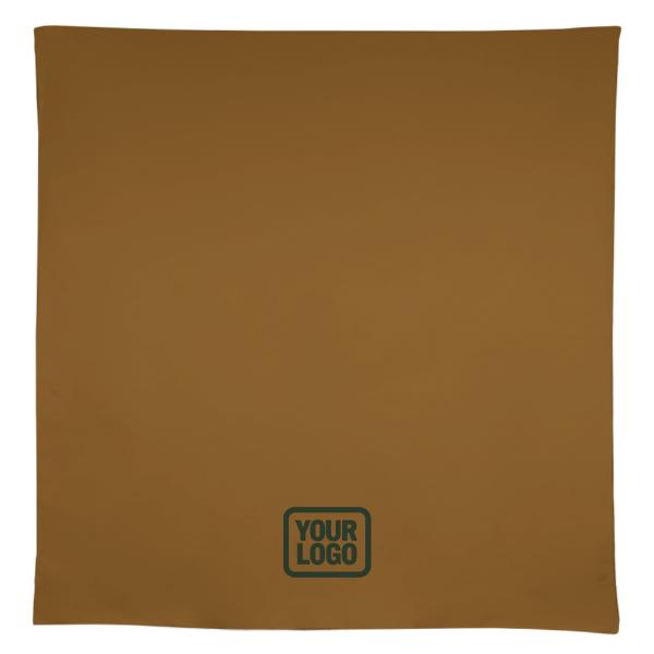 Tovaglia quadrata personalizzata color verde muschio kaki