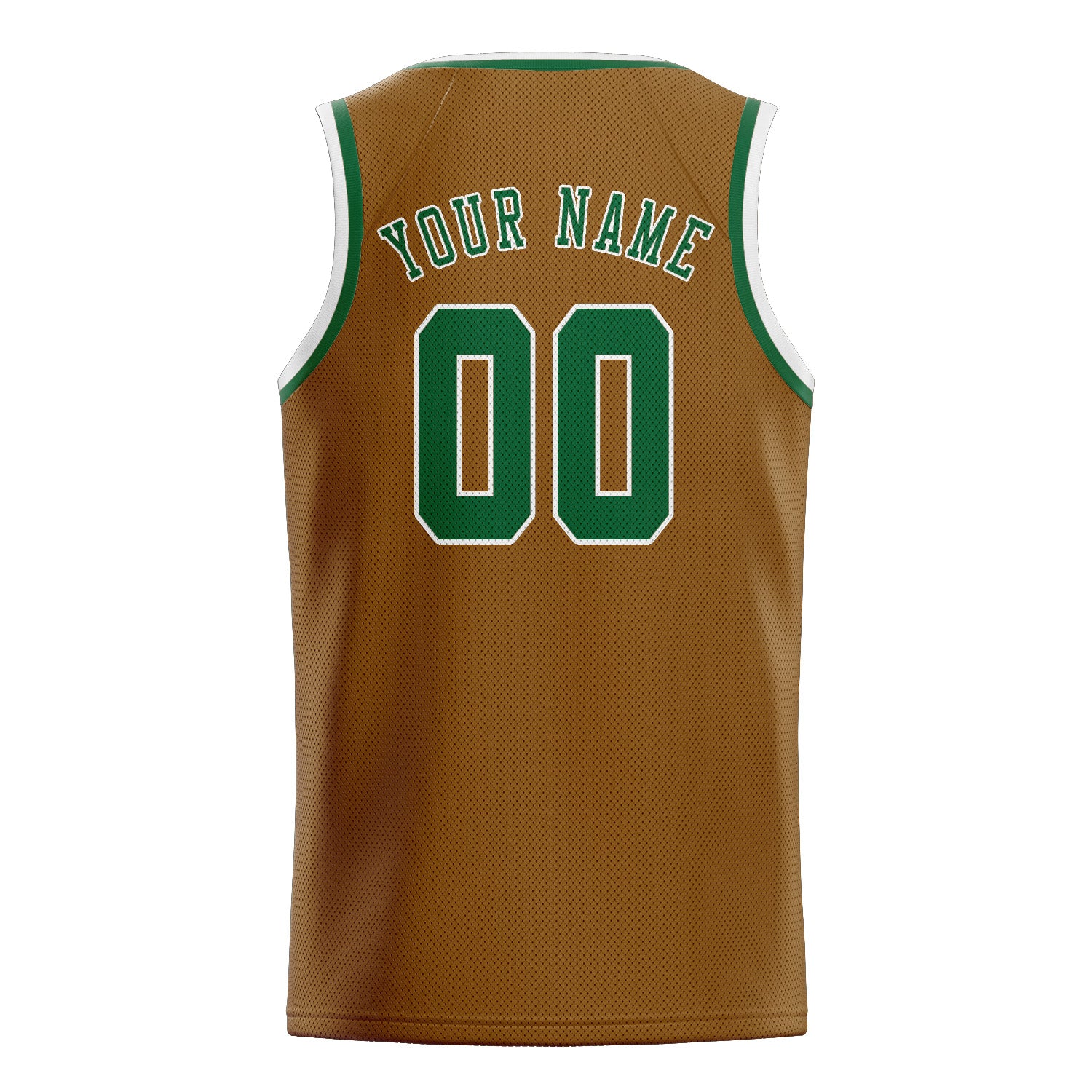 Benutzerdefiniertes Professionelles Khaki Moosgrün Basketballtrikot