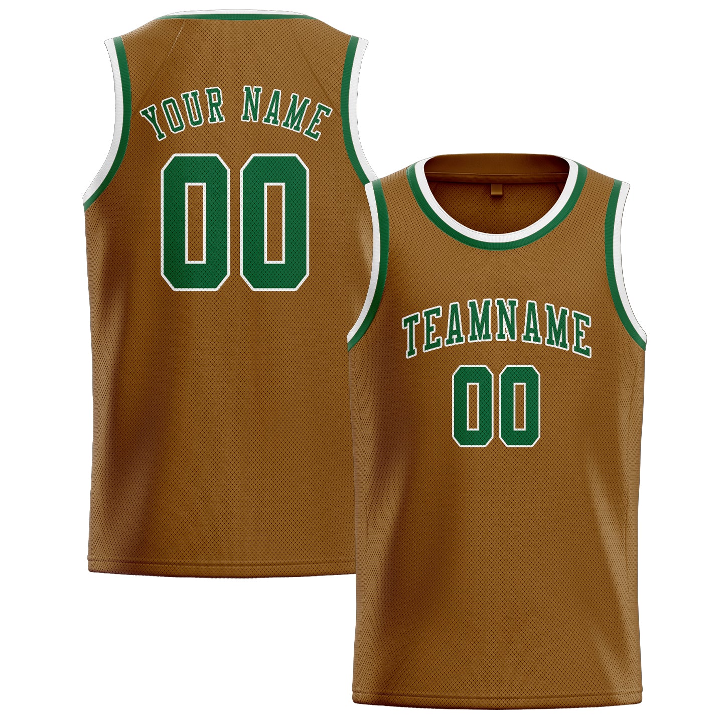 Benutzerdefiniertes Professionelles Khaki Moosgrün Basketballtrikot
