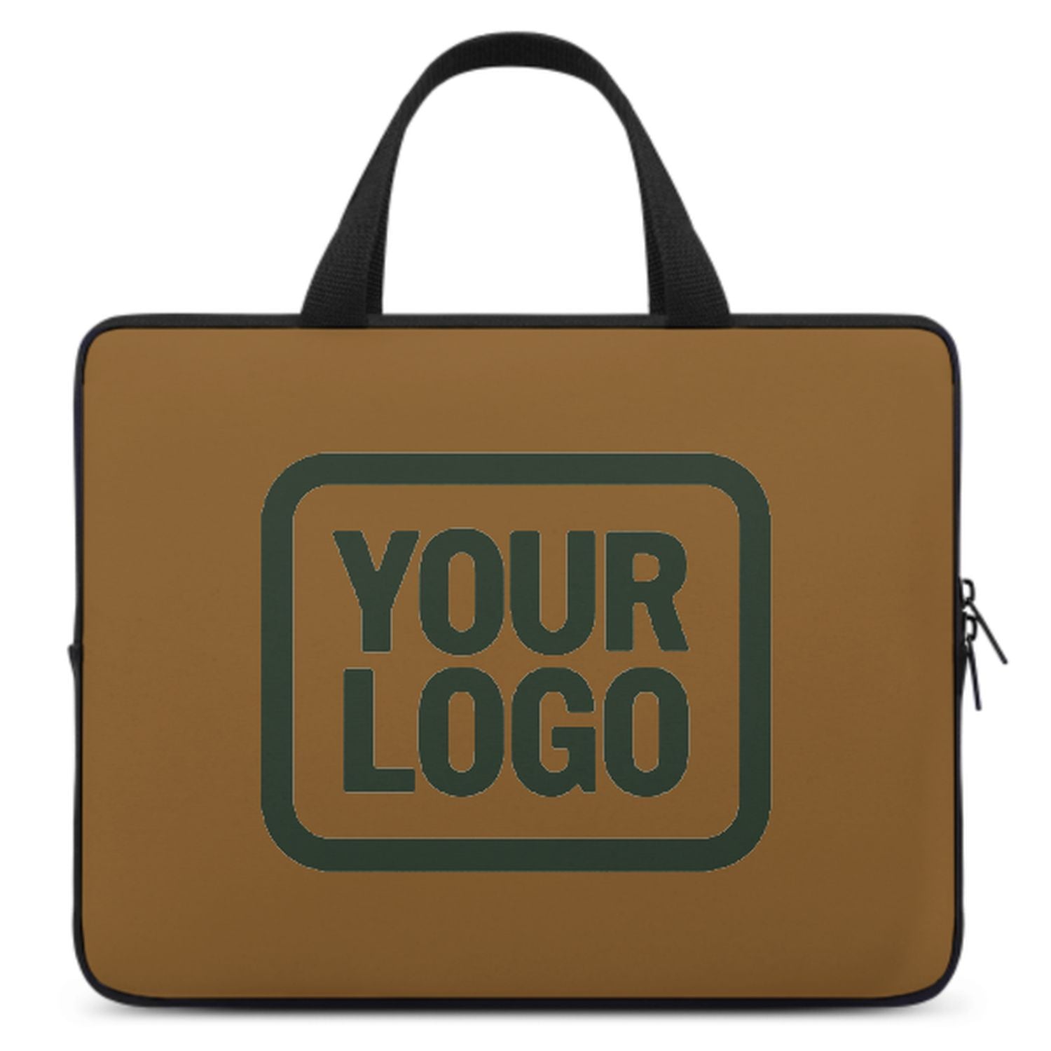 Maßgeschneidertes Khaki Dark Green Laptop Tasche