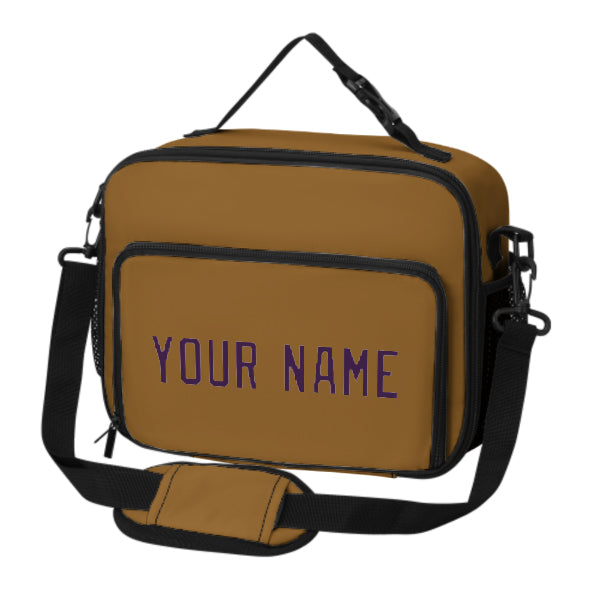 Maßgeschneidertes Khaki Purple Lunch-Tasche