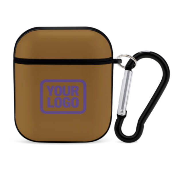 Maßgeschneidertes Khaki Lavendel AirPods-Hülle
