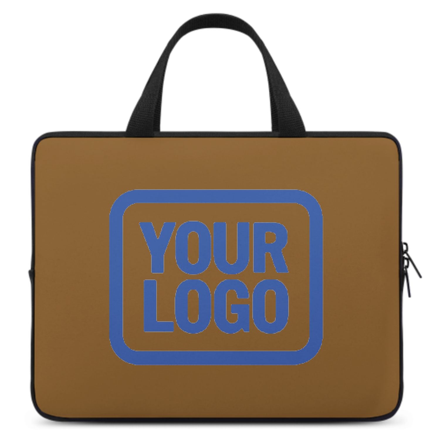 Maßgeschneidertes Khaki Sky Blue Laptop Tasche