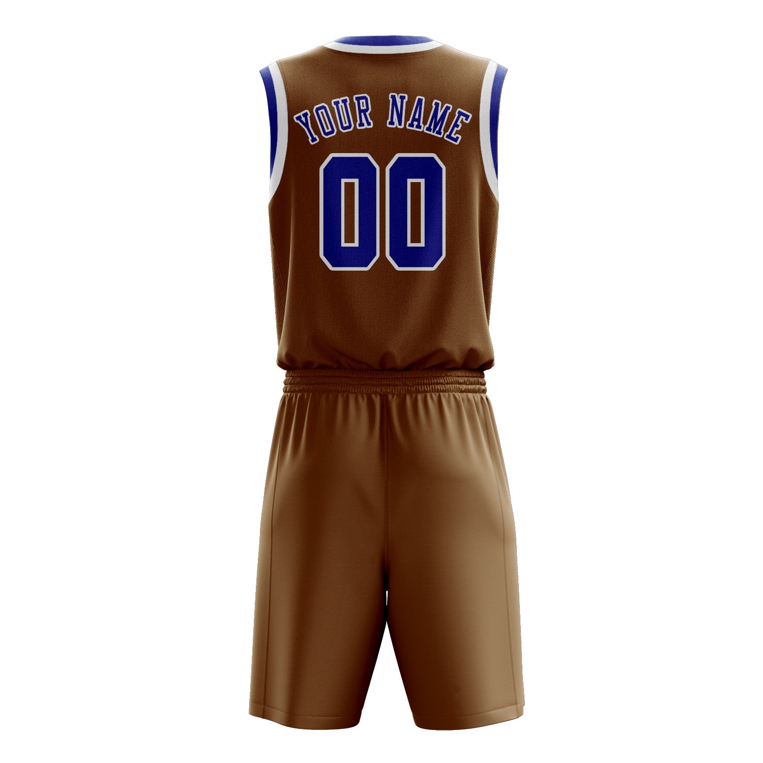 Benutzerdefiniertes Professionelles Khaki Himmelblau Basketballtrikot-Set