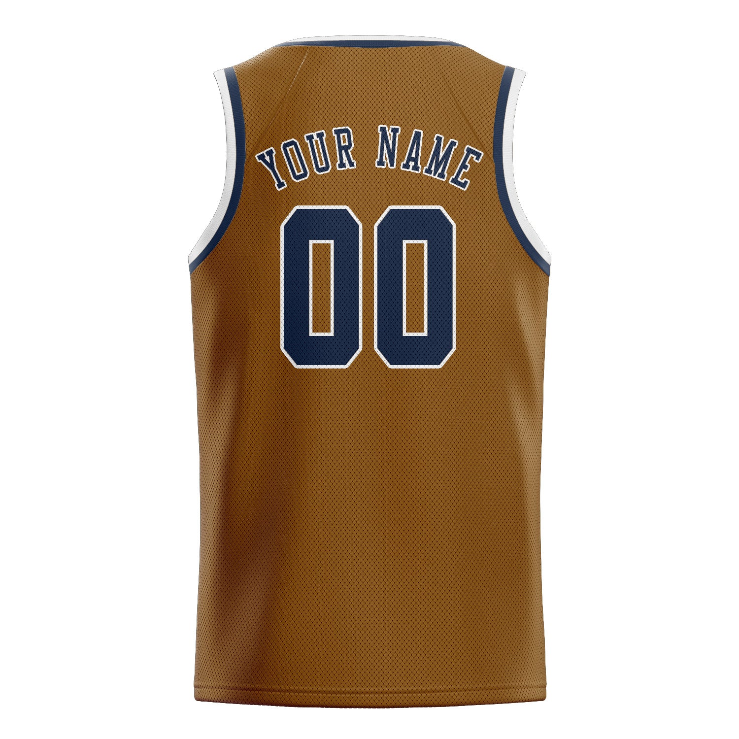 Benutzerdefiniertes Professionelles Khaki Marineblau Basketballtrikot