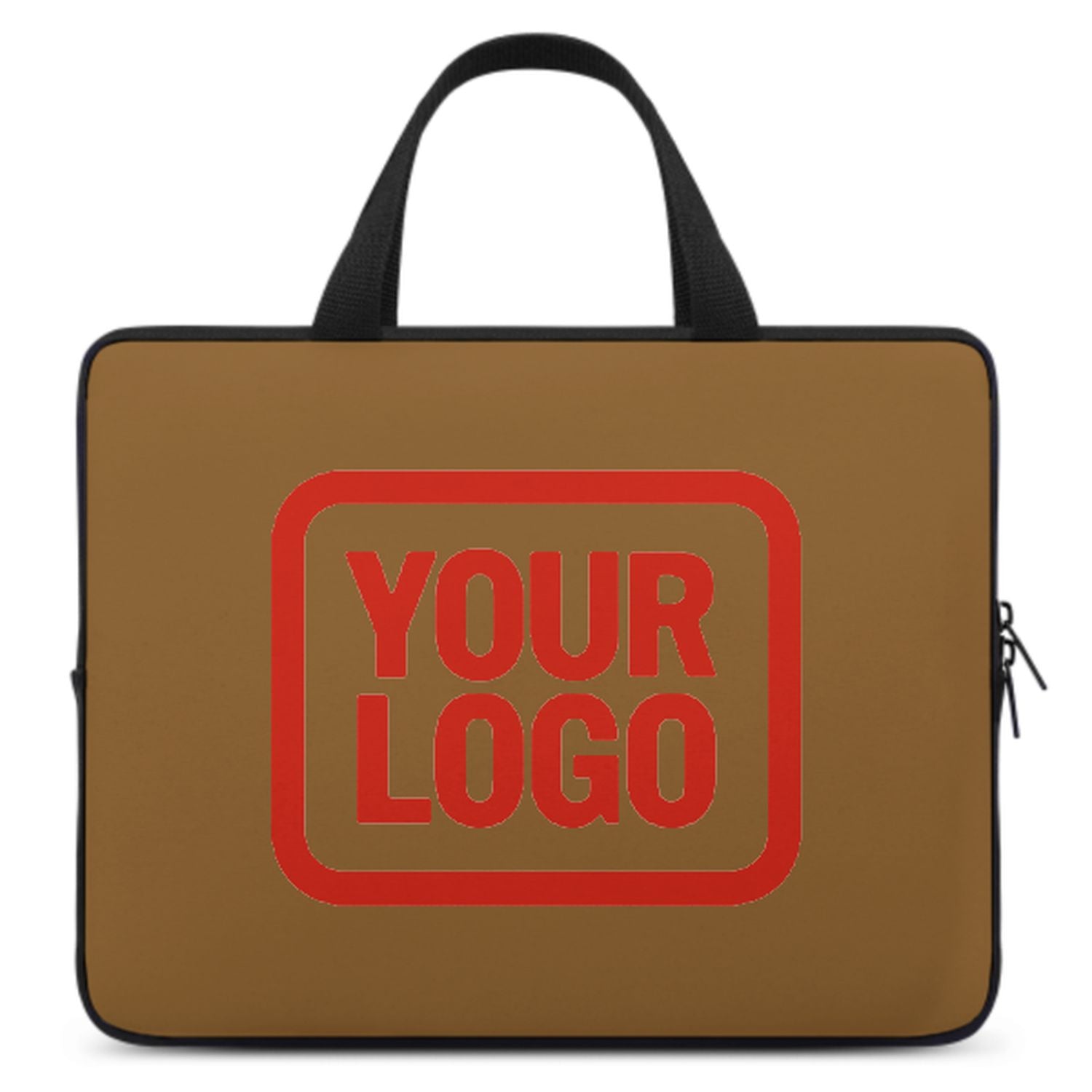 Maßgeschneidertes Khaki Orange Red Laptop Tasche