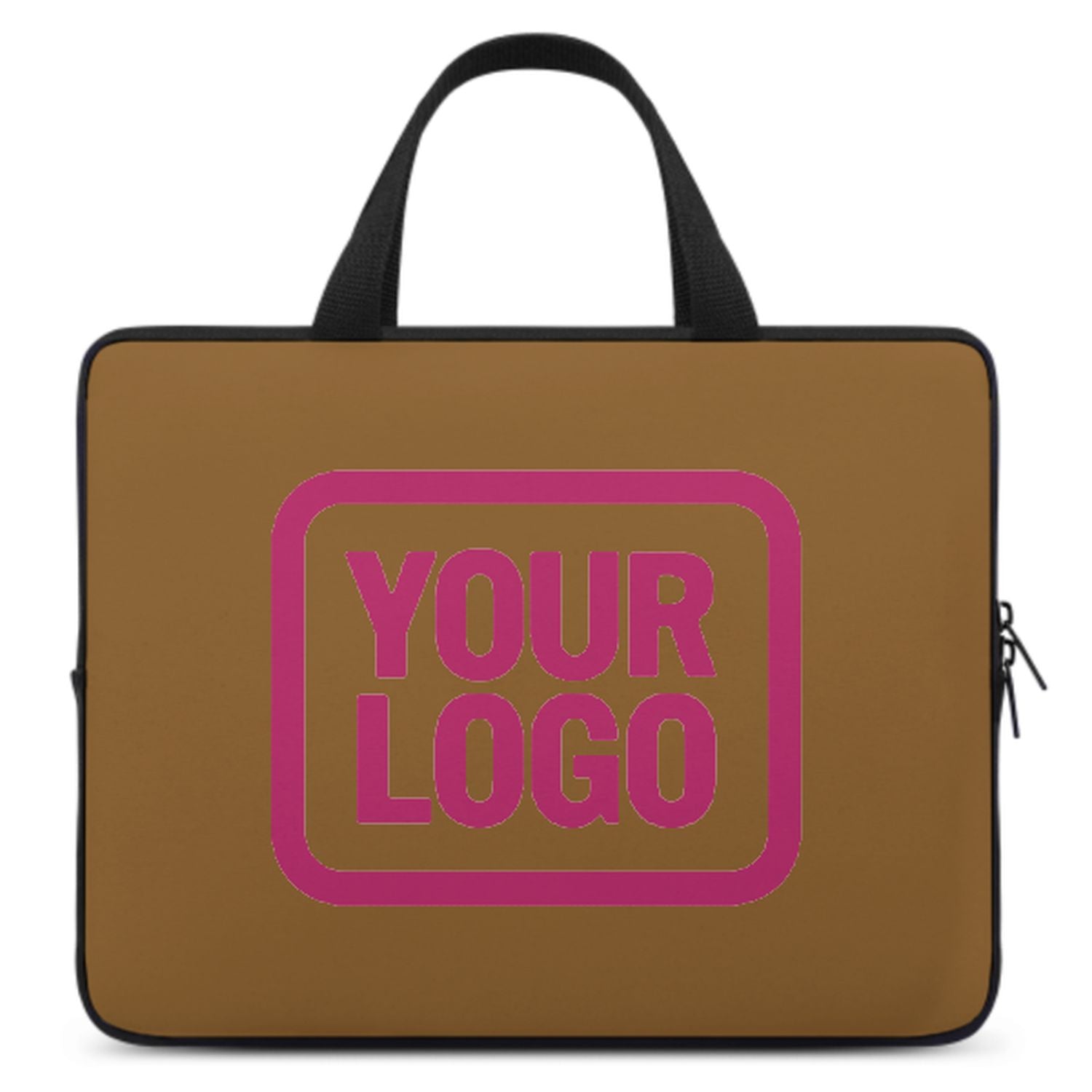 Maßgeschneidertes Khaki Pink Laptop Tasche