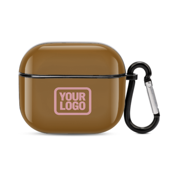 Maßgeschneidertes Khaki Rosa AirPods-Hülle (3. Generation)