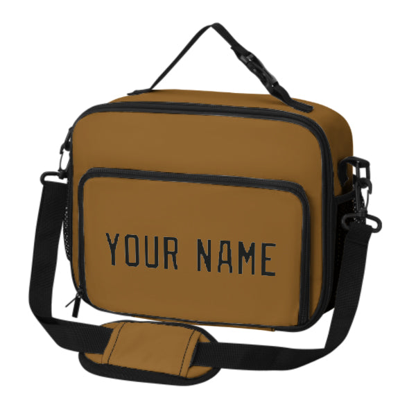 Maßgeschneidertes Khaki Black Lunch-Tasche