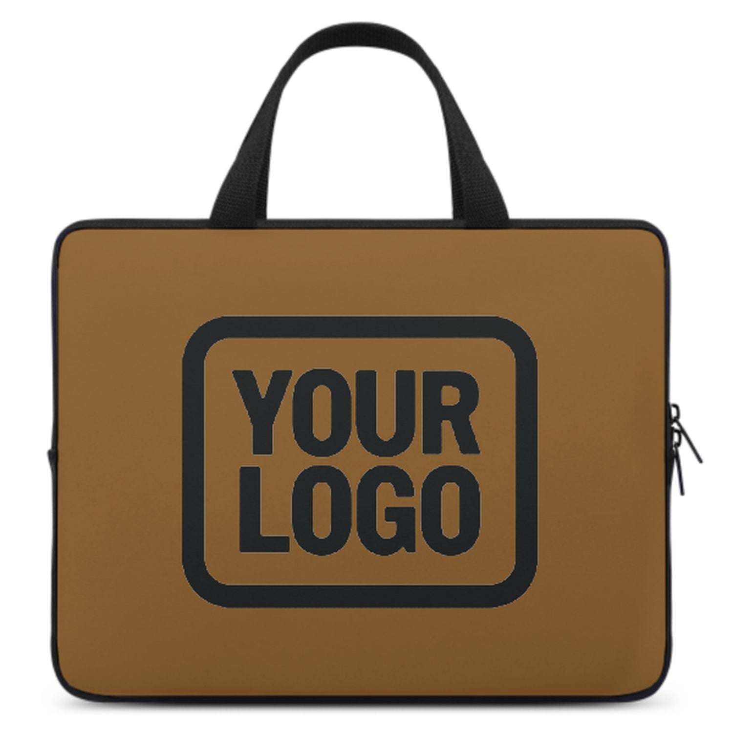 Maßgeschneidertes Khaki Black Laptop Tasche