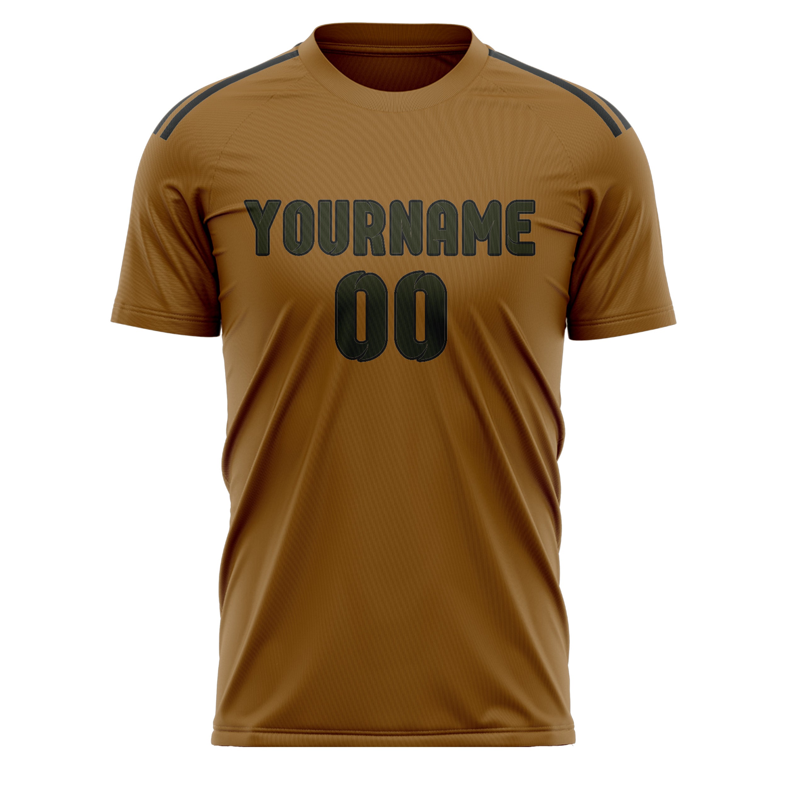 Benutzerdefiniertes Professionelles Khaki Dunkles Oliv Fußballtrikot