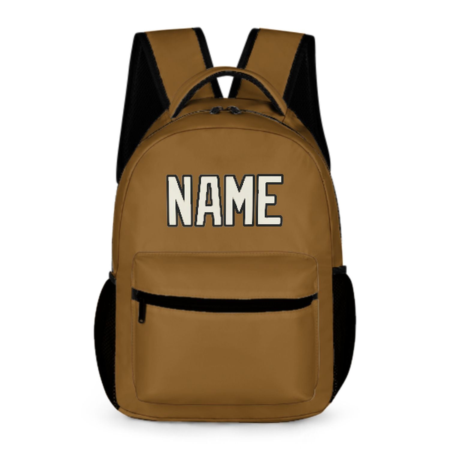 Maßgeschneidertes Khaki Beige Kinderrucksack