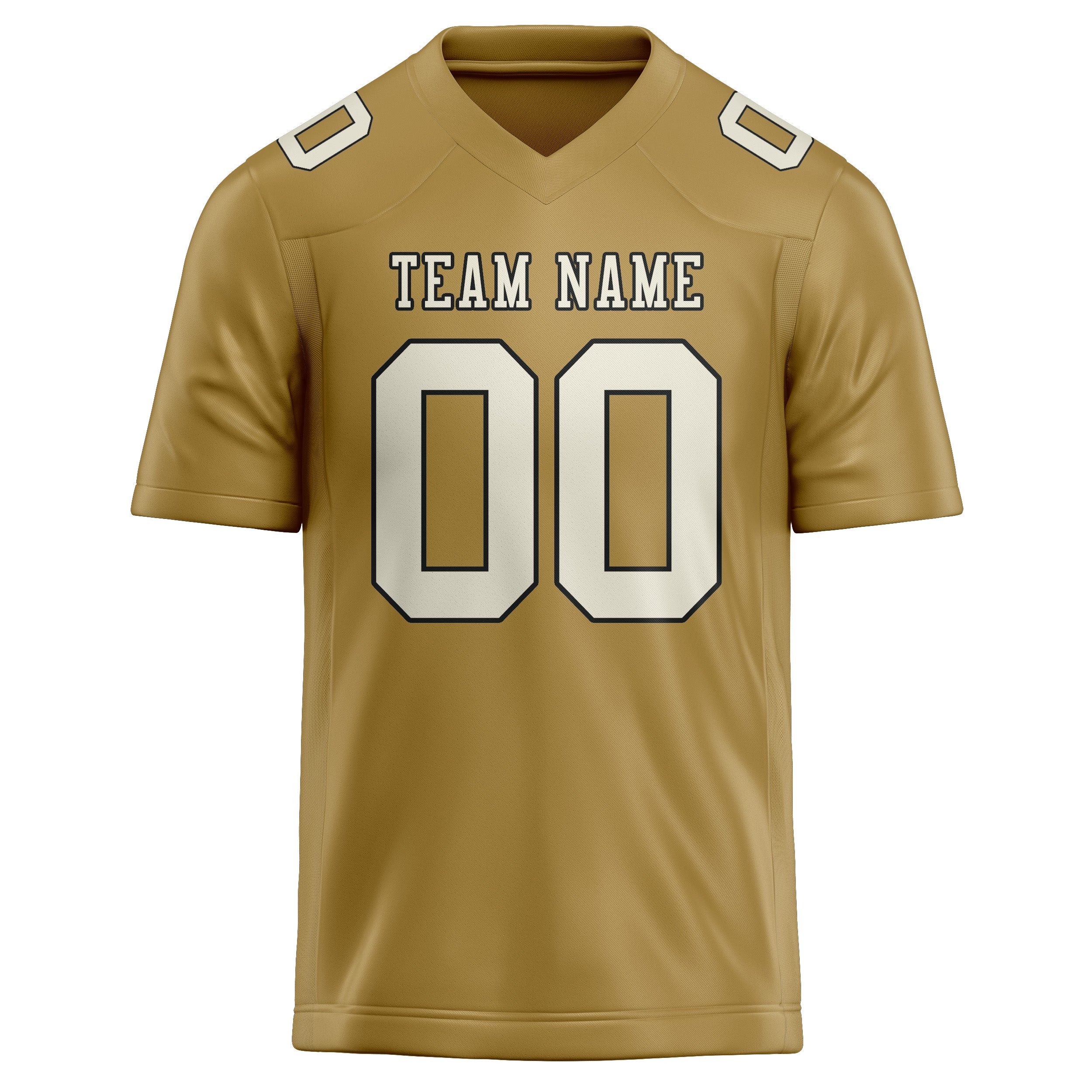 Maßgeschneidertes Professionelles Khaki Beige Rugbytrikot