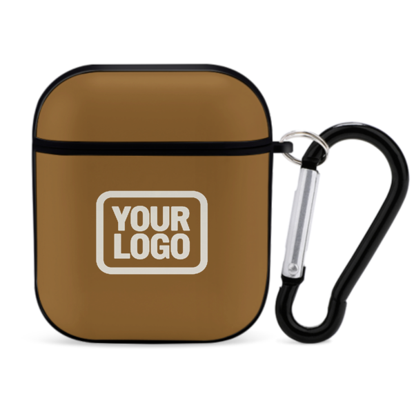 Maßgeschneidertes Khaki Beige AirPods-Hülle
