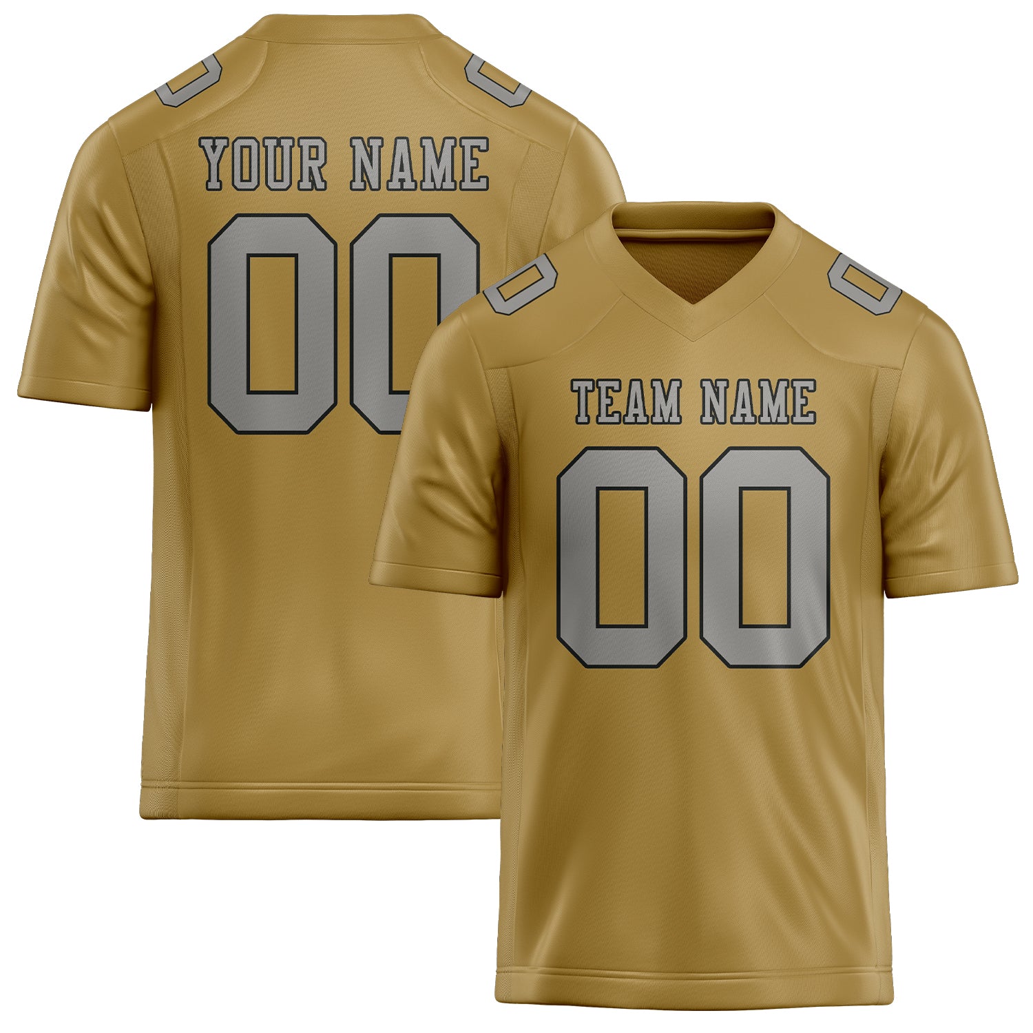 Maßgeschneidertes Professionelles Khaki Grau Rugbytrikot