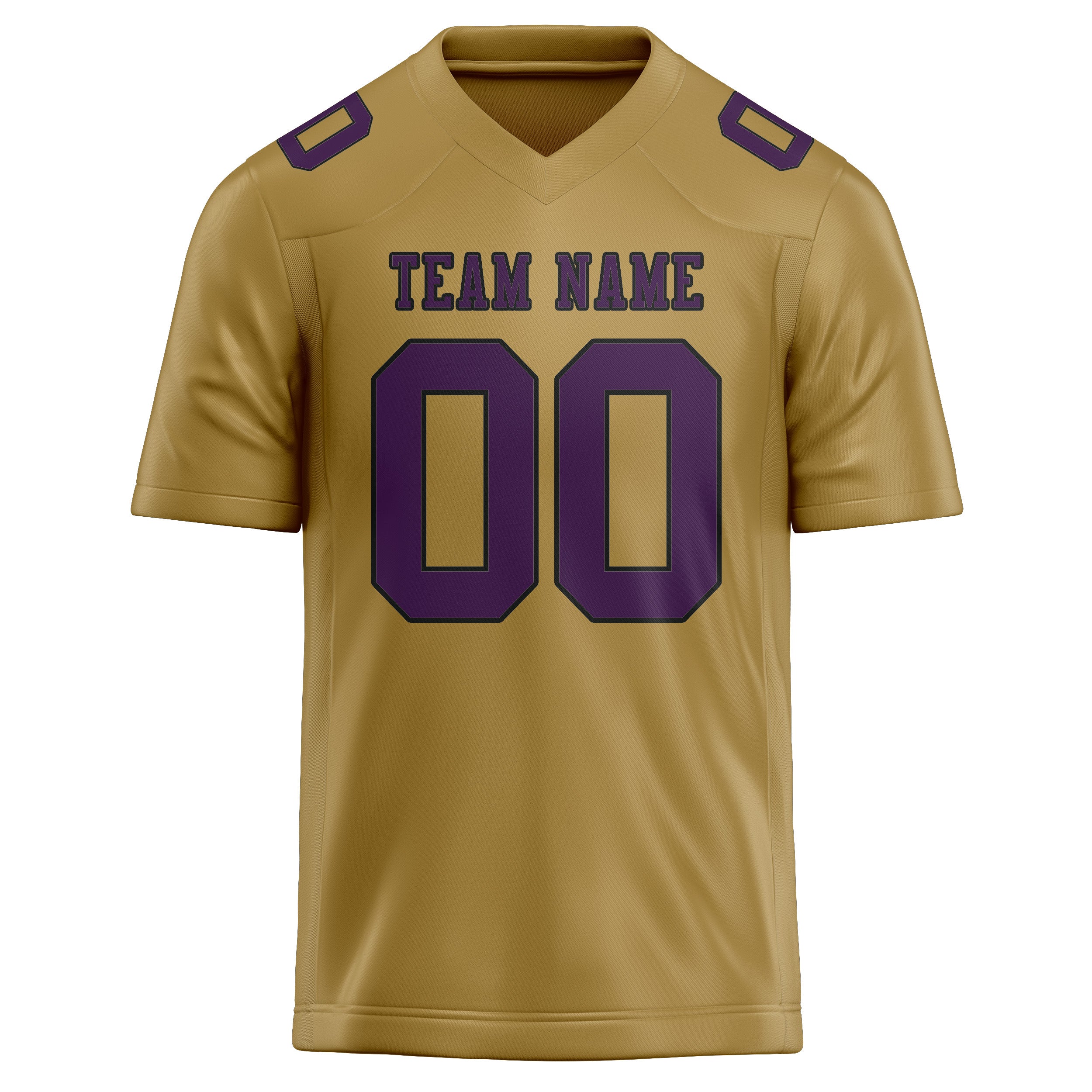 Maßgeschneidertes Professionelles Khaki Lila Rugbytrikot