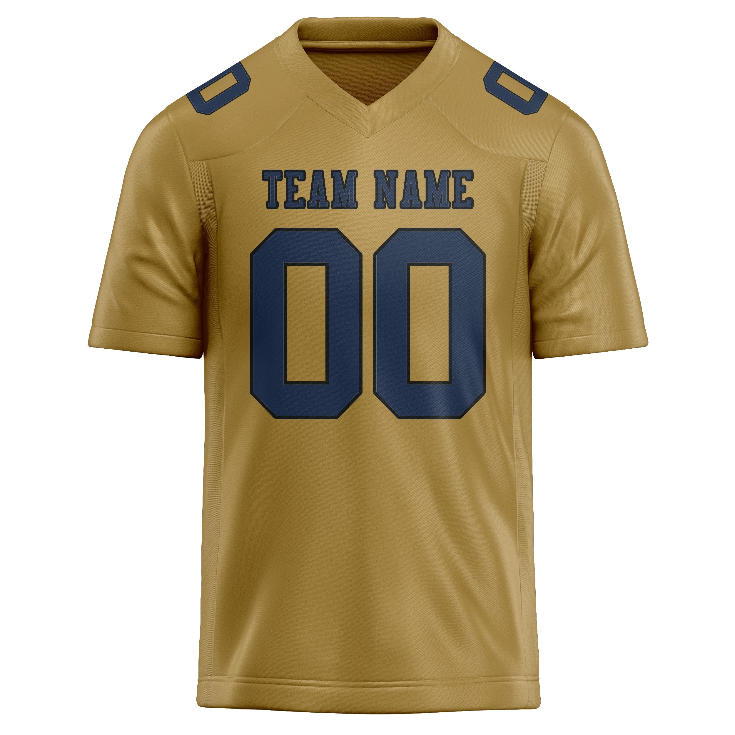 Maßgeschneidertes Professionelles Khaki Marineblau Rugbytrikot