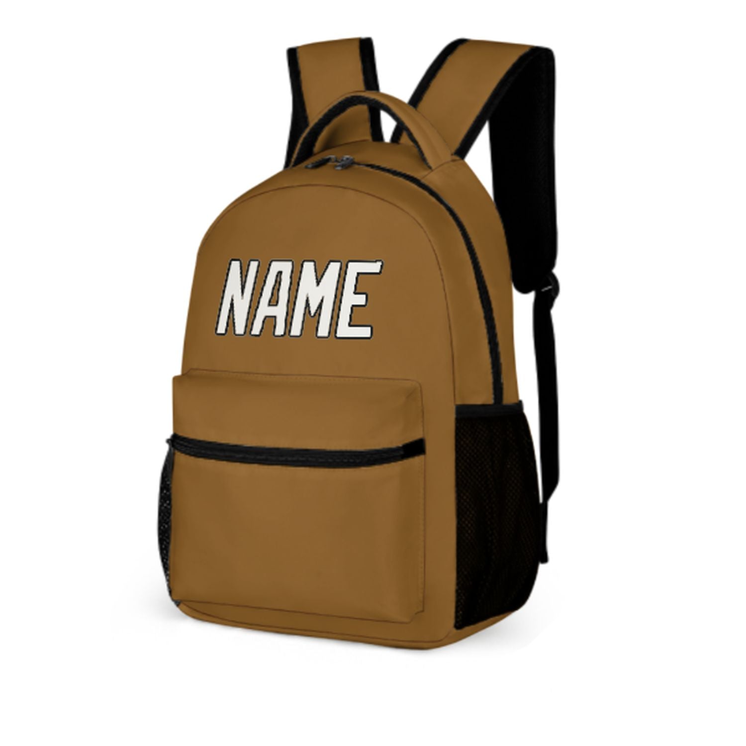 Maßgeschneidertes Khaki Weiß Kinderrucksack