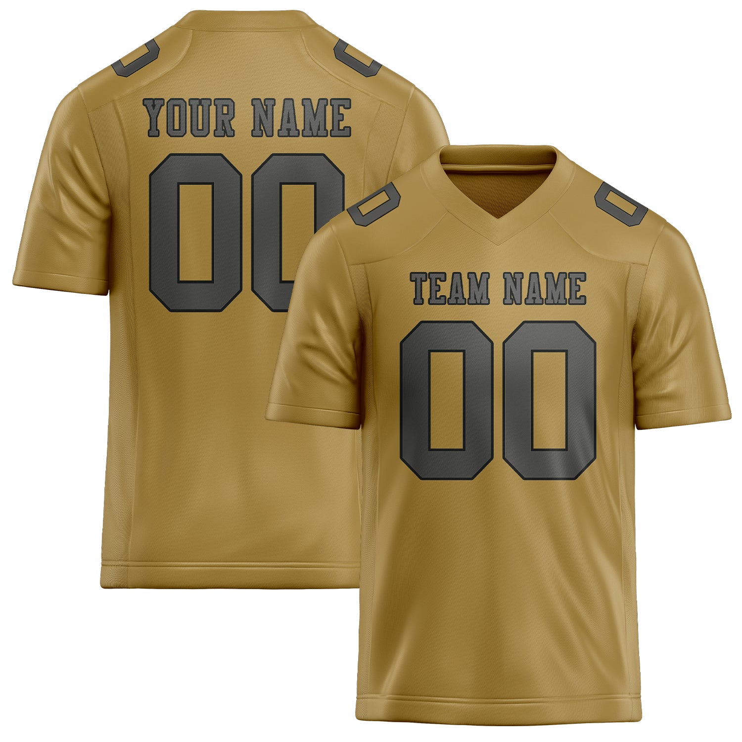 Maßgeschneidertes Professionelles Khaki Dunkelgrau Rugbytrikot