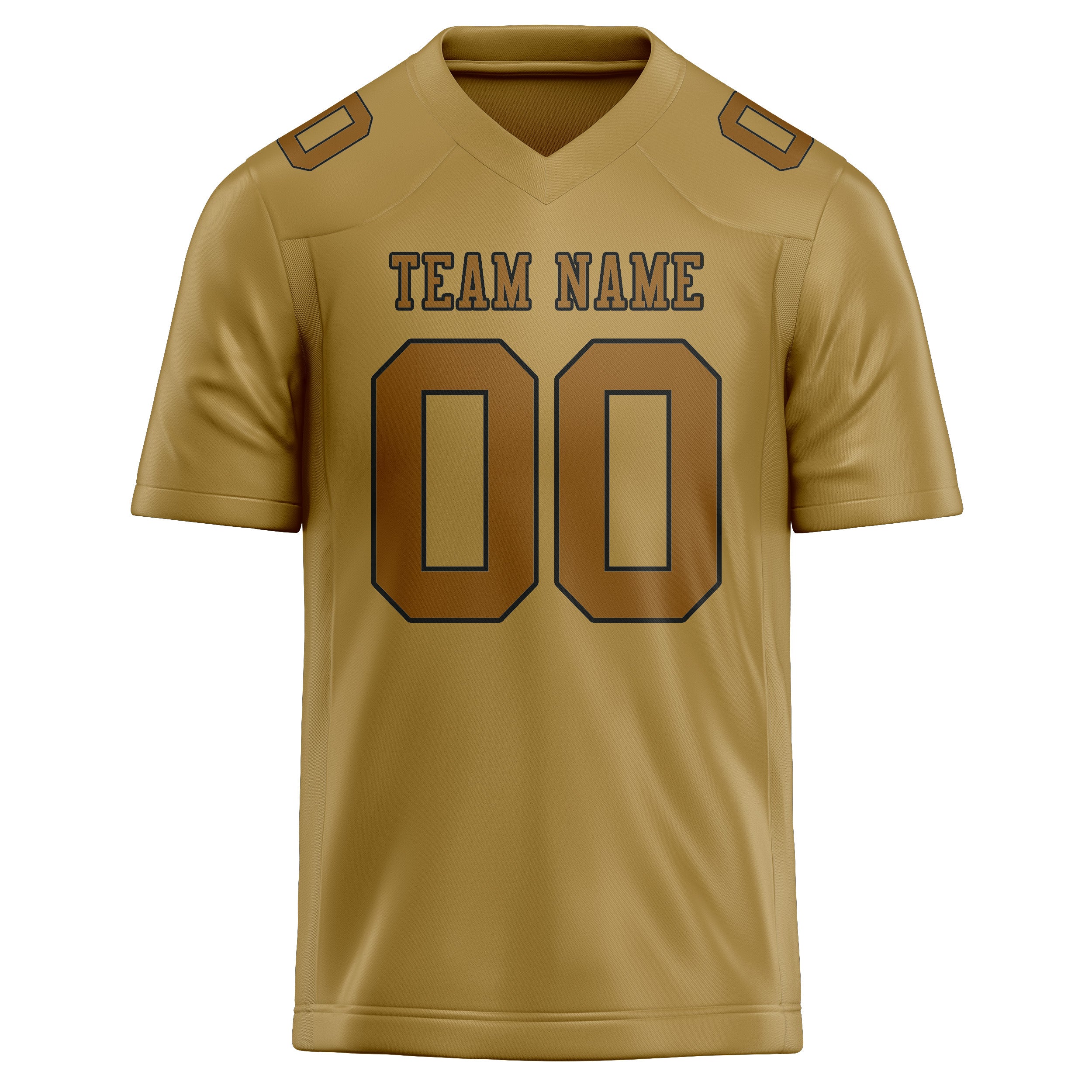 Maßgeschneidertes Professionelles Khaki Khaki Rugbytrikot