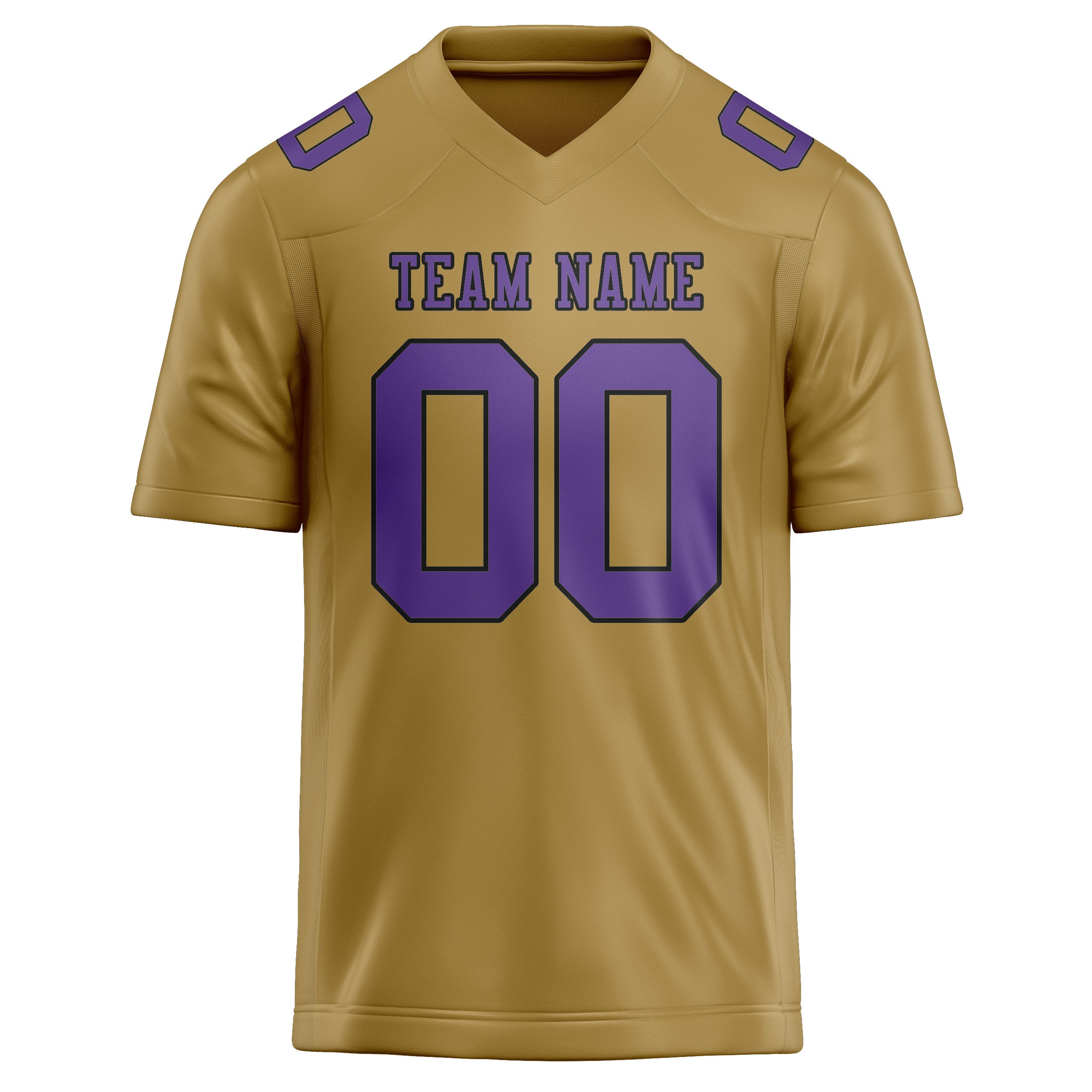 Maßgeschneidertes Professionelles Khaki Lavendel Rugbytrikot