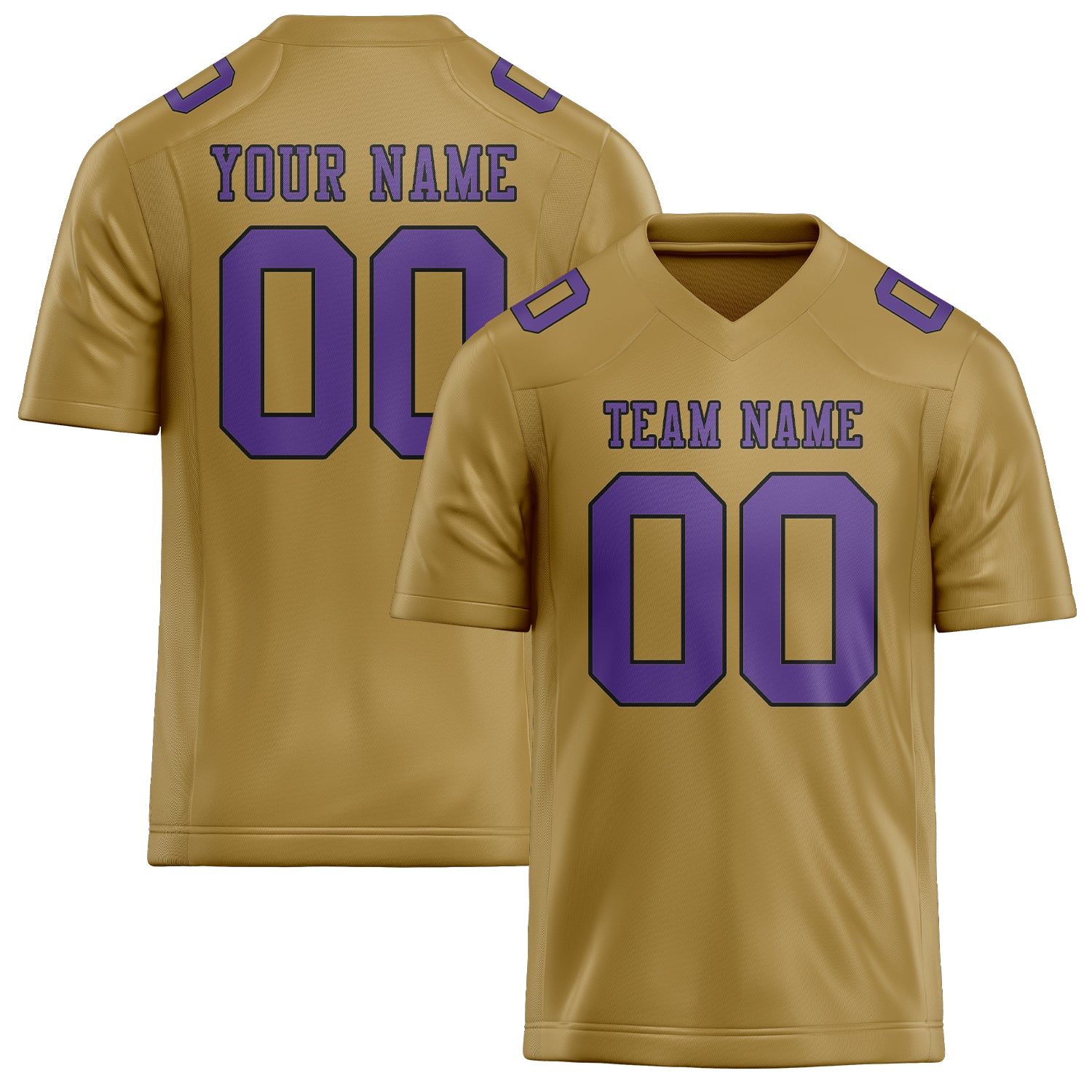 Maßgeschneidertes Professionelles Khaki Lavendel Rugbytrikot