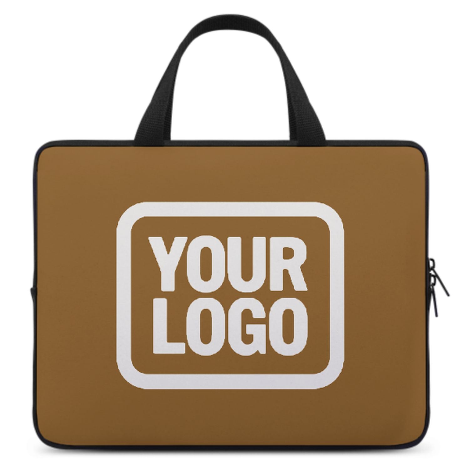 Maßgeschneidertes Khaki White Laptop Tasche