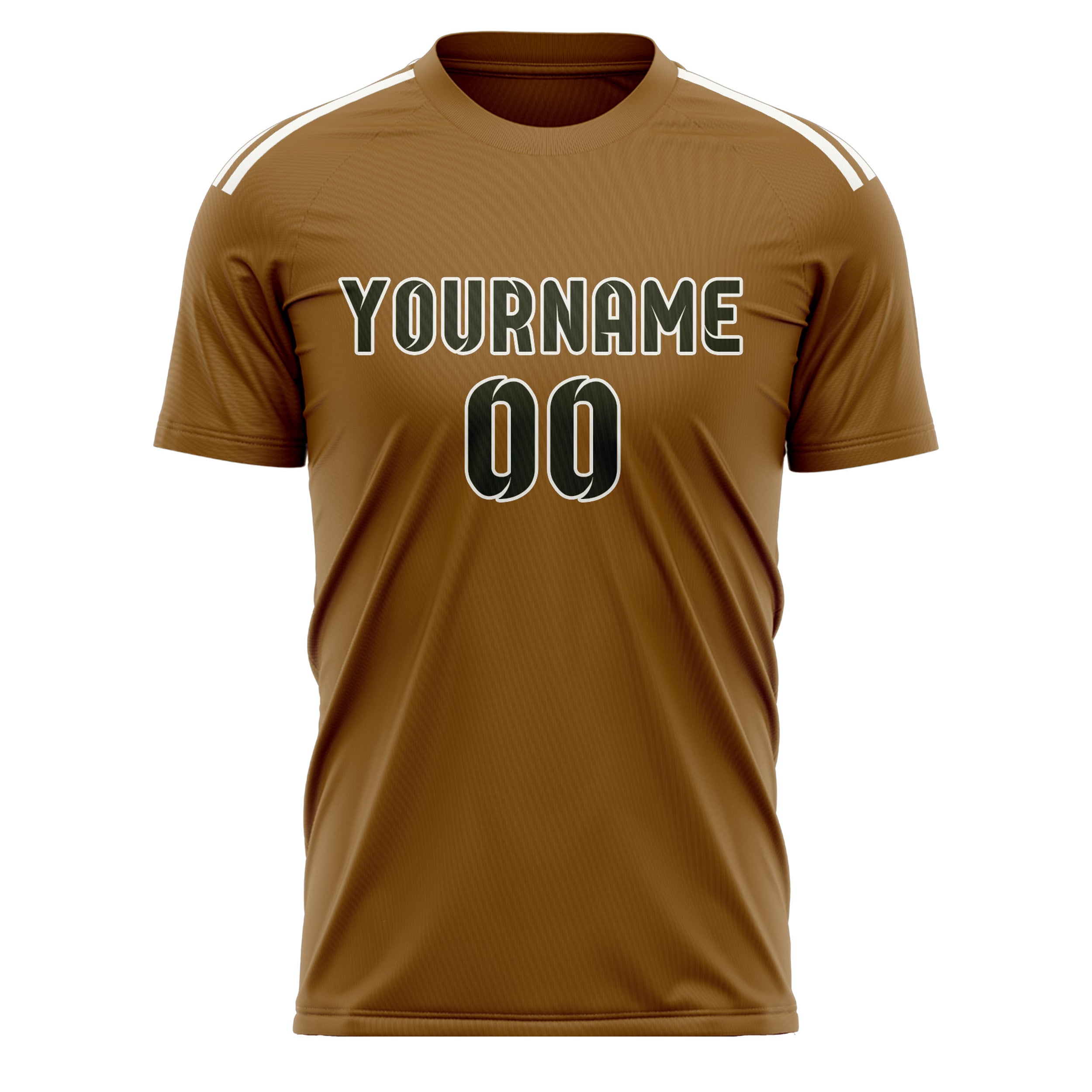 Benutzerdefiniertes Professionelles Khaki Dunkles Oliv Fußballtrikot