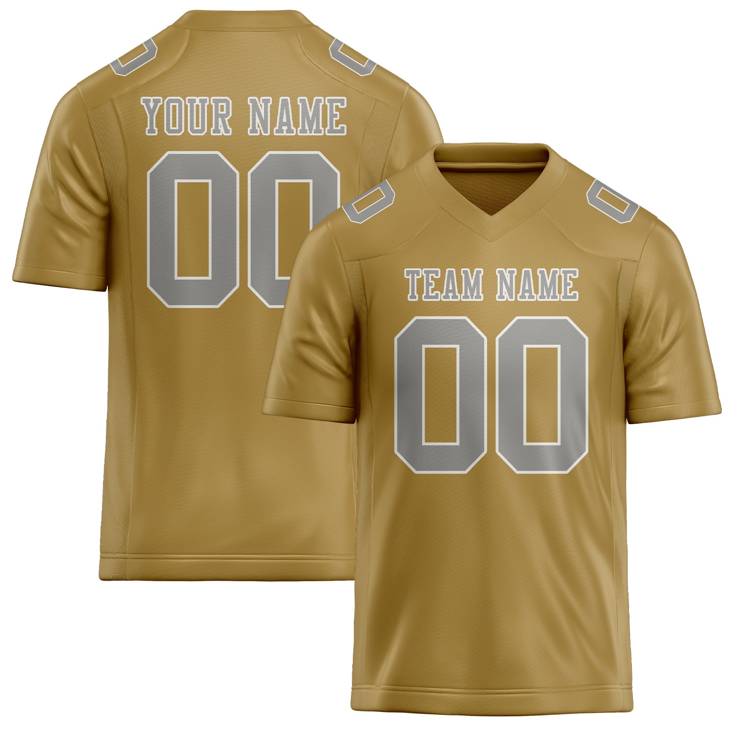 Maßgeschneidertes Professionelles Khaki Grau Rugbytrikot