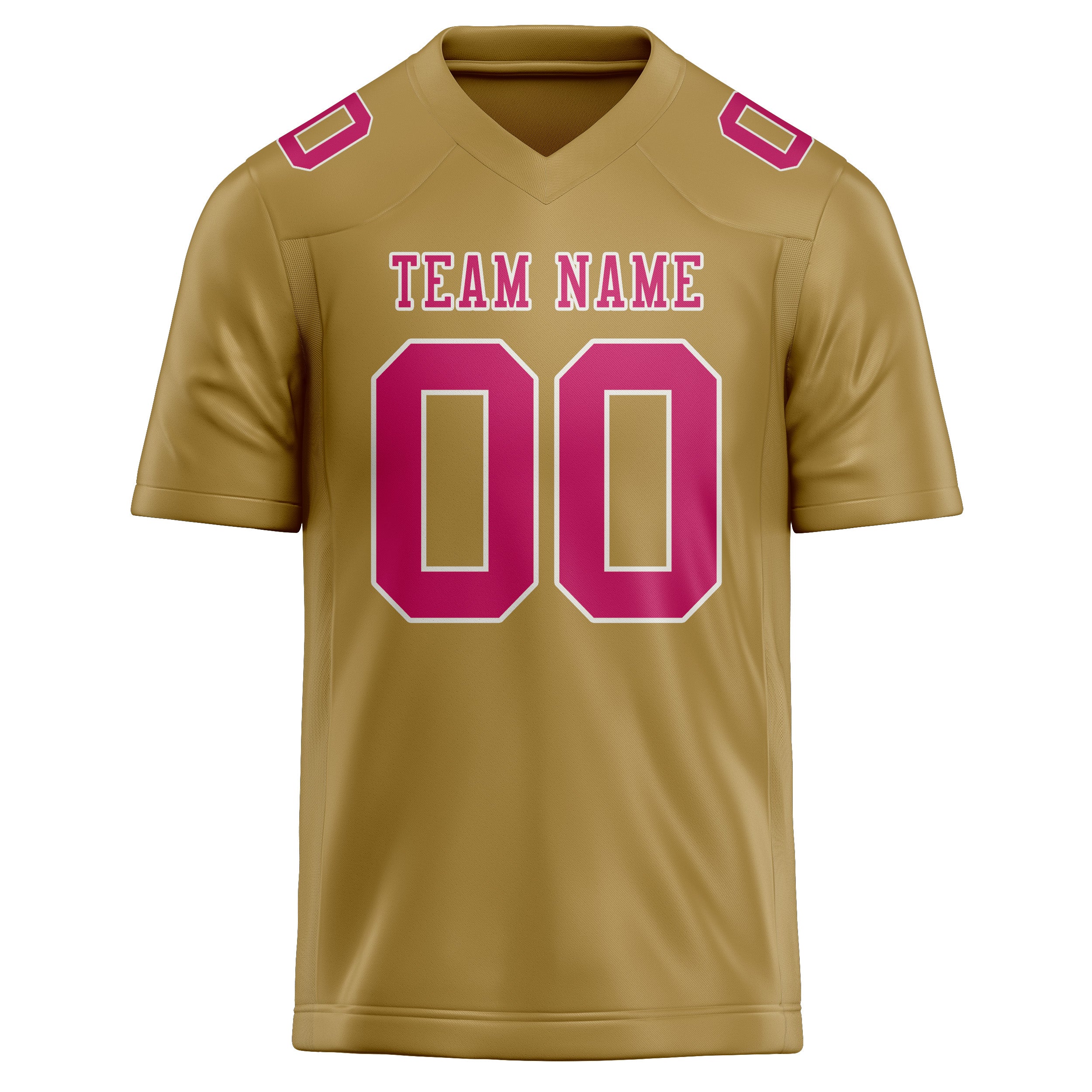 Maßgeschneidertes Professionelles Khaki Rosarot Rugbytrikot