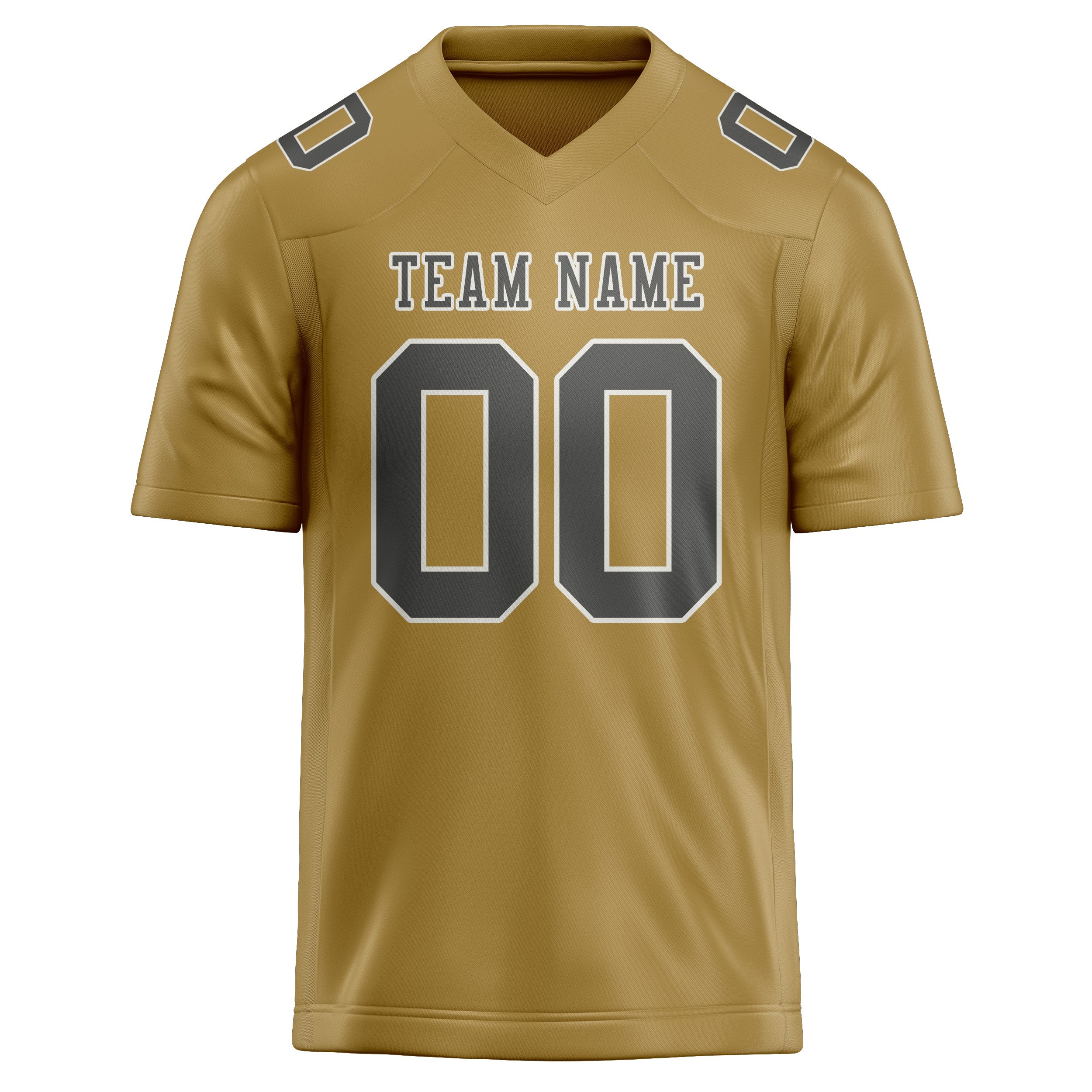 Maßgeschneidertes Professionelles Khaki Dunkelgrau Rugbytrikot