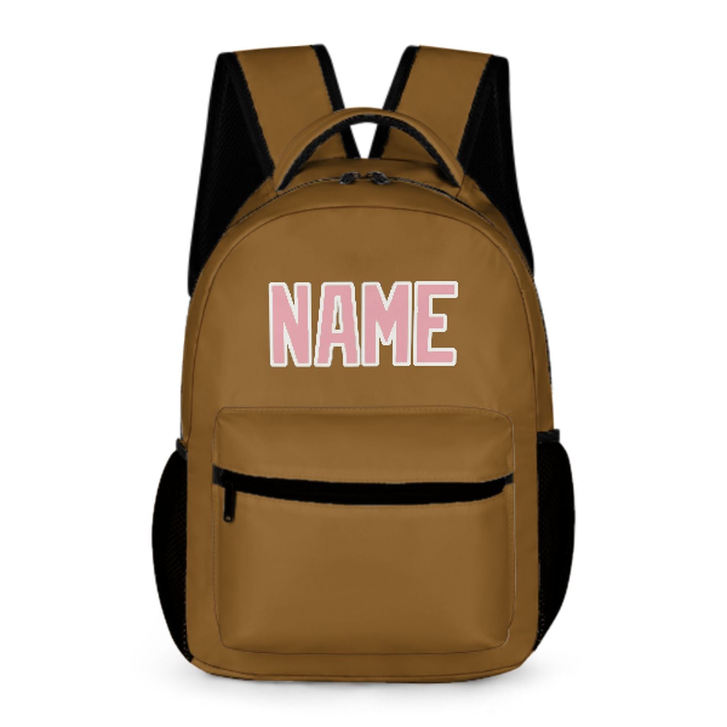 Maßgeschneidertes Khaki Rosa Kinderrucksack
