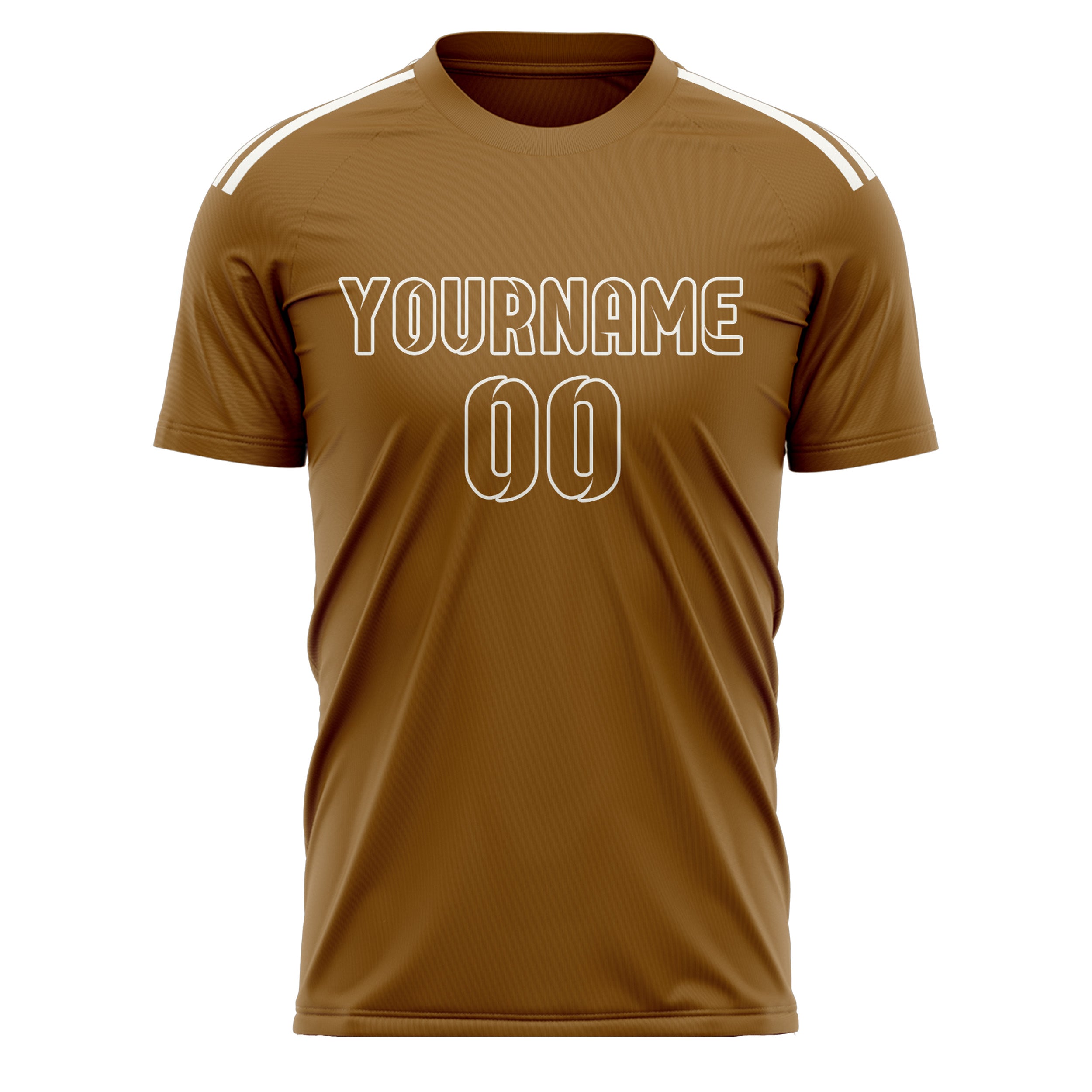 Benutzerdefiniertes Professionelles Khaki Khaki Fußballtrikot