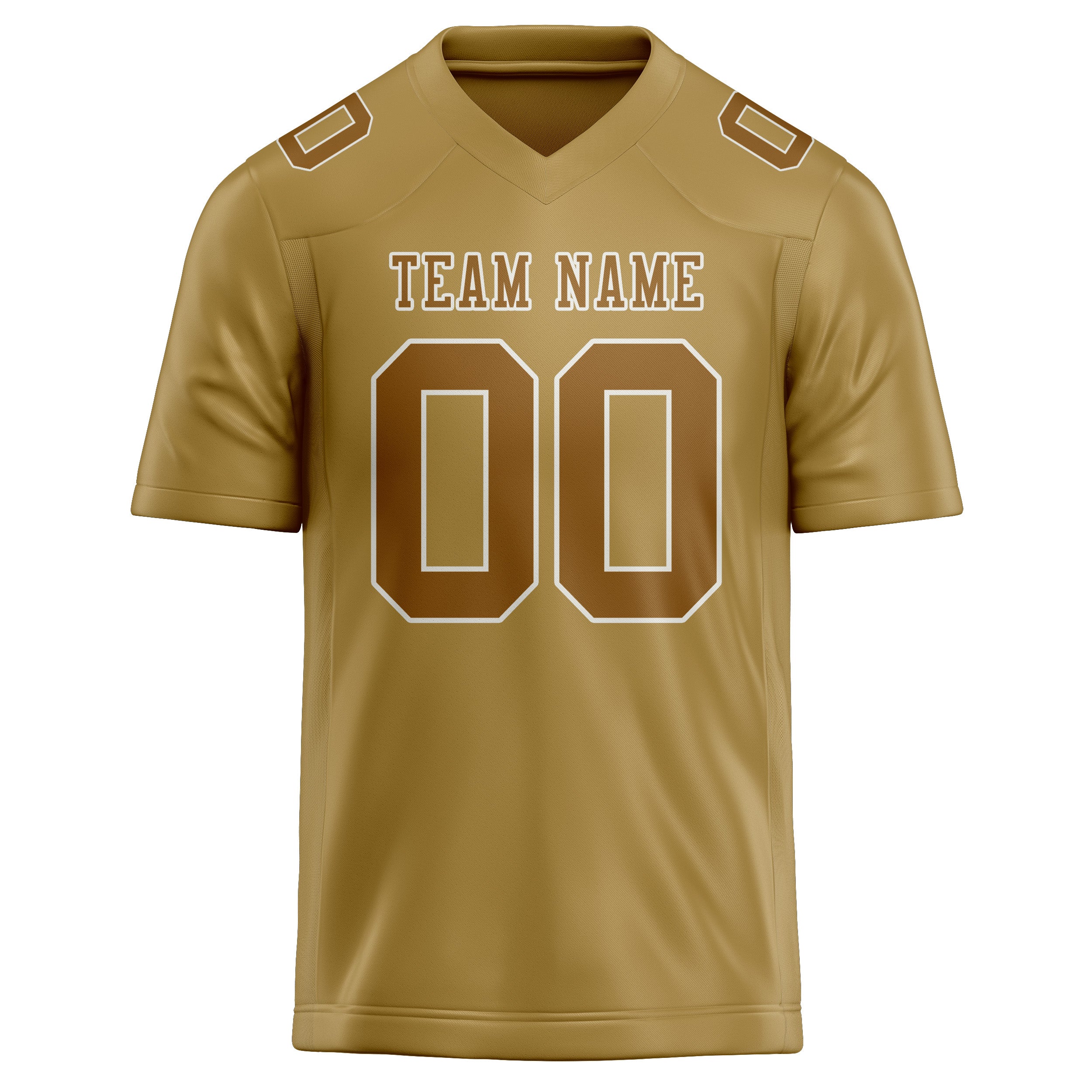 Maßgeschneidertes Professionelles Khaki Khaki Rugbytrikot