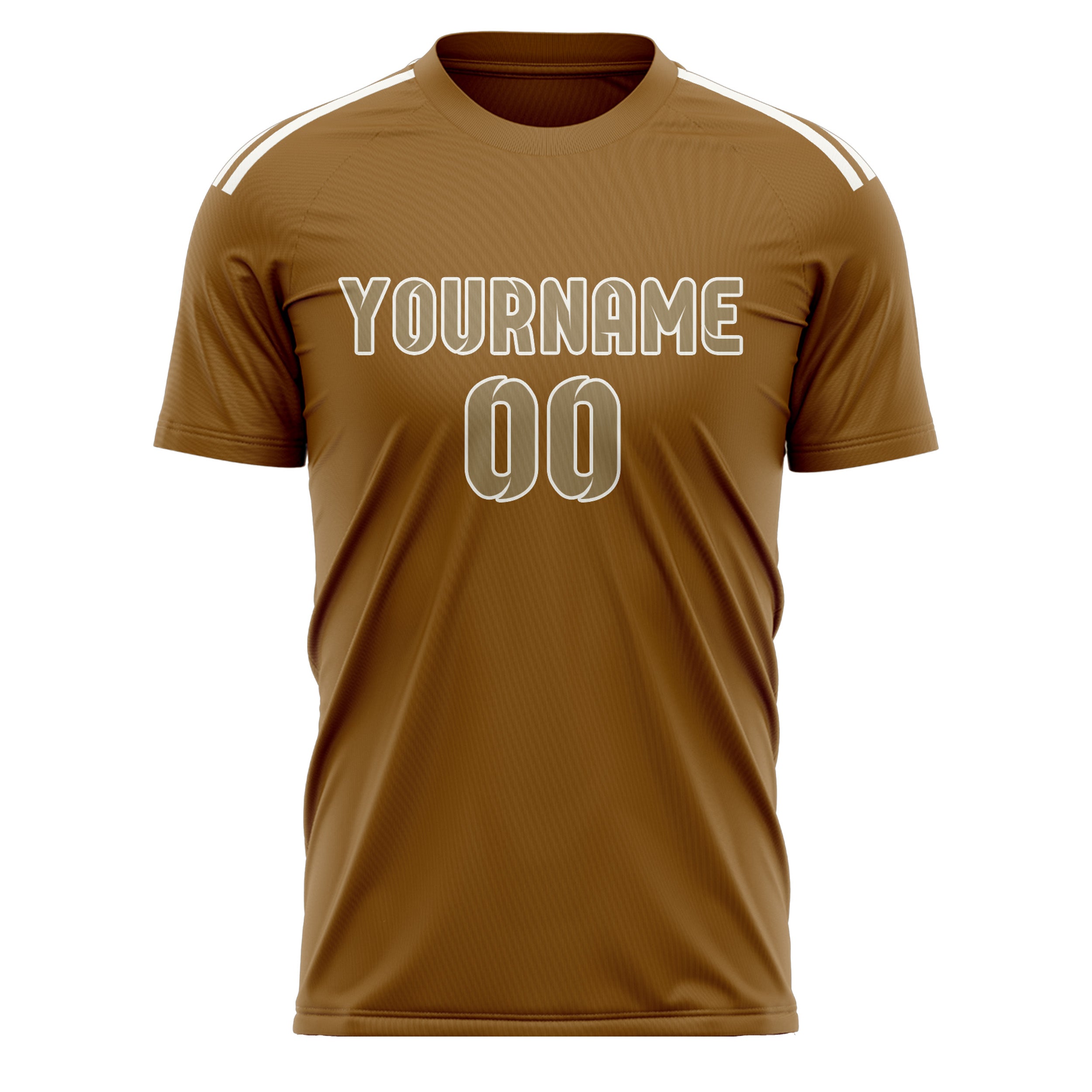 Benutzerdefiniertes Professionelles Khaki Hellkhaki Fußballtrikot