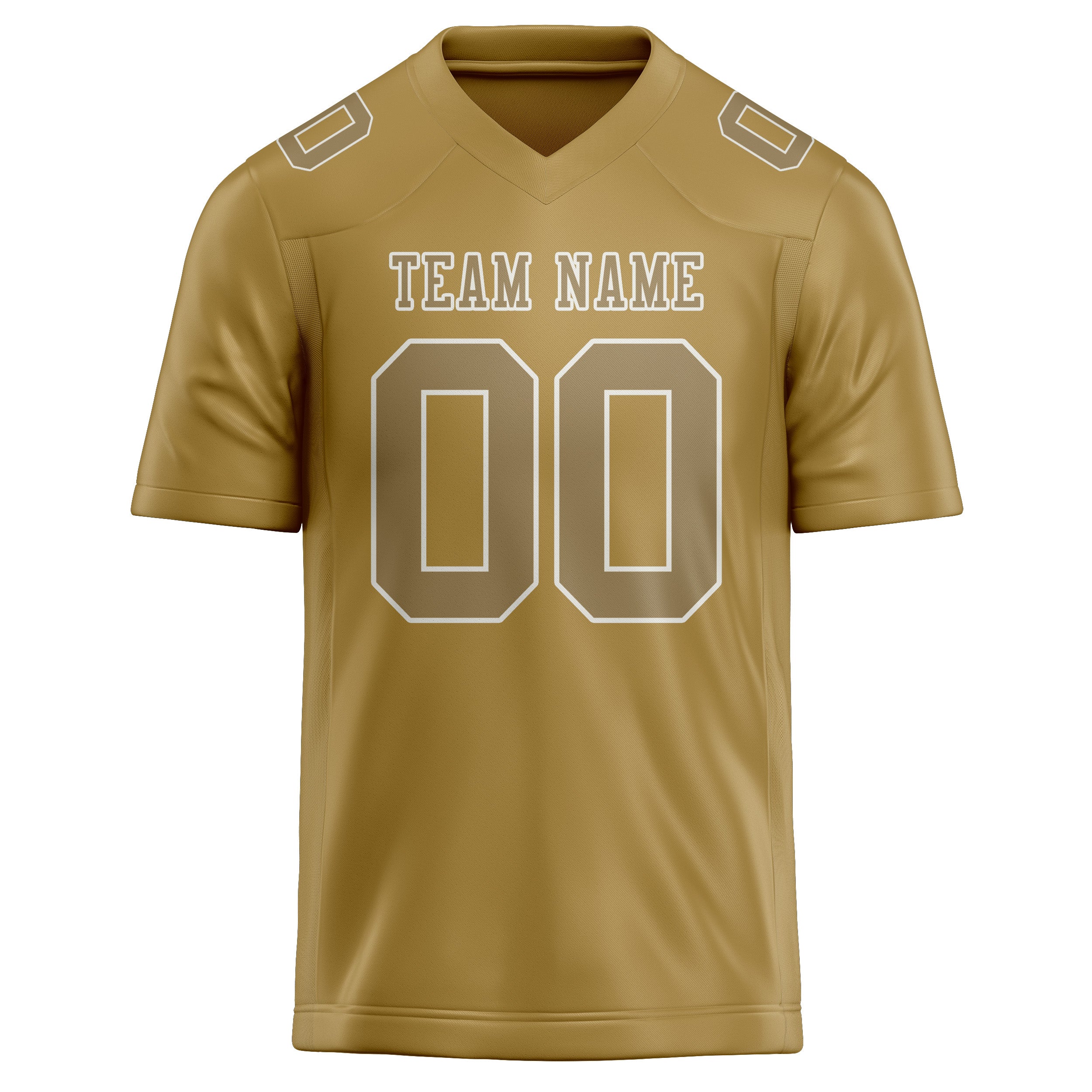 Maßgeschneidertes Professionelles Khaki Hellkhaki Rugbytrikot