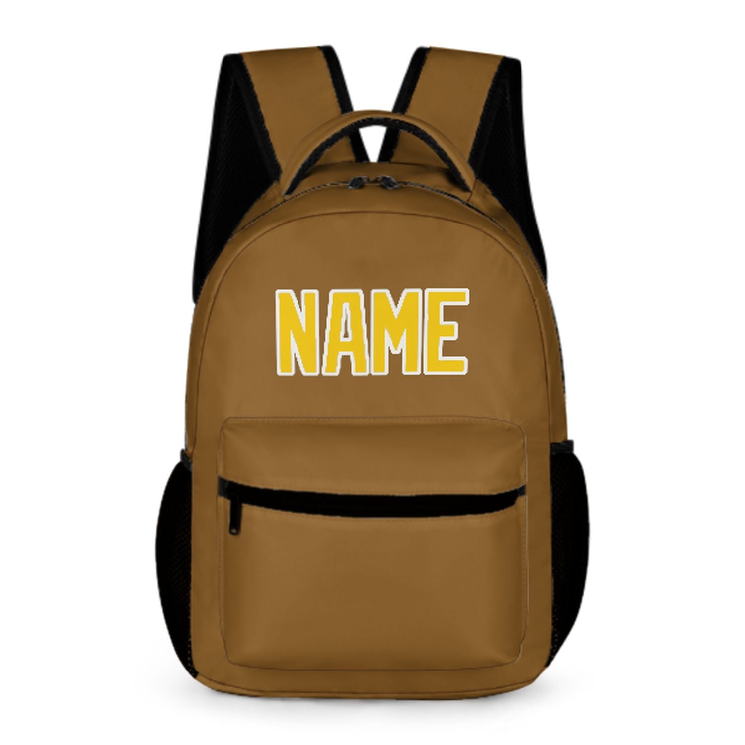 Maßgeschneidertes Khaki Gold Kinderrucksack