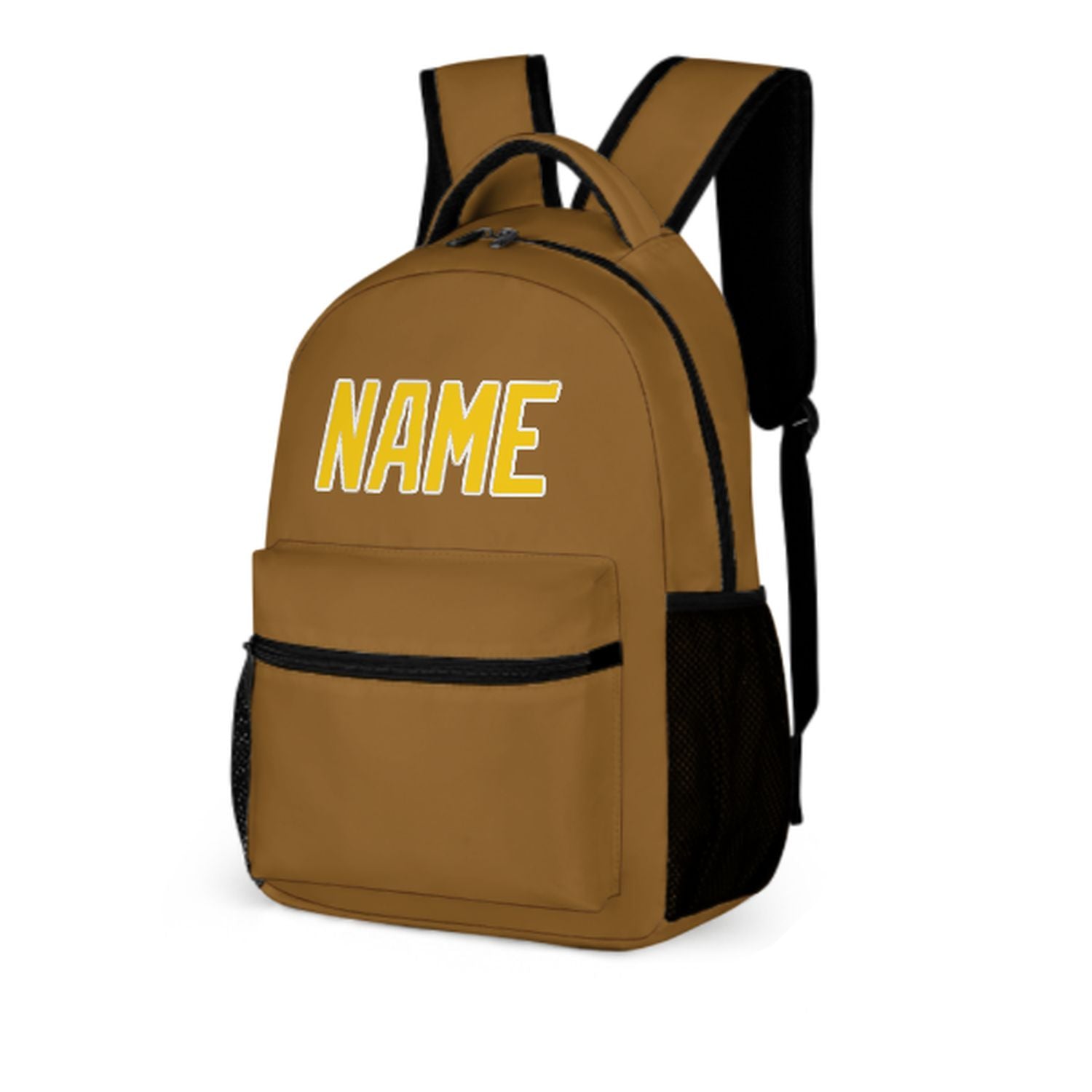 Maßgeschneidertes Khaki Gold Kinderrucksack