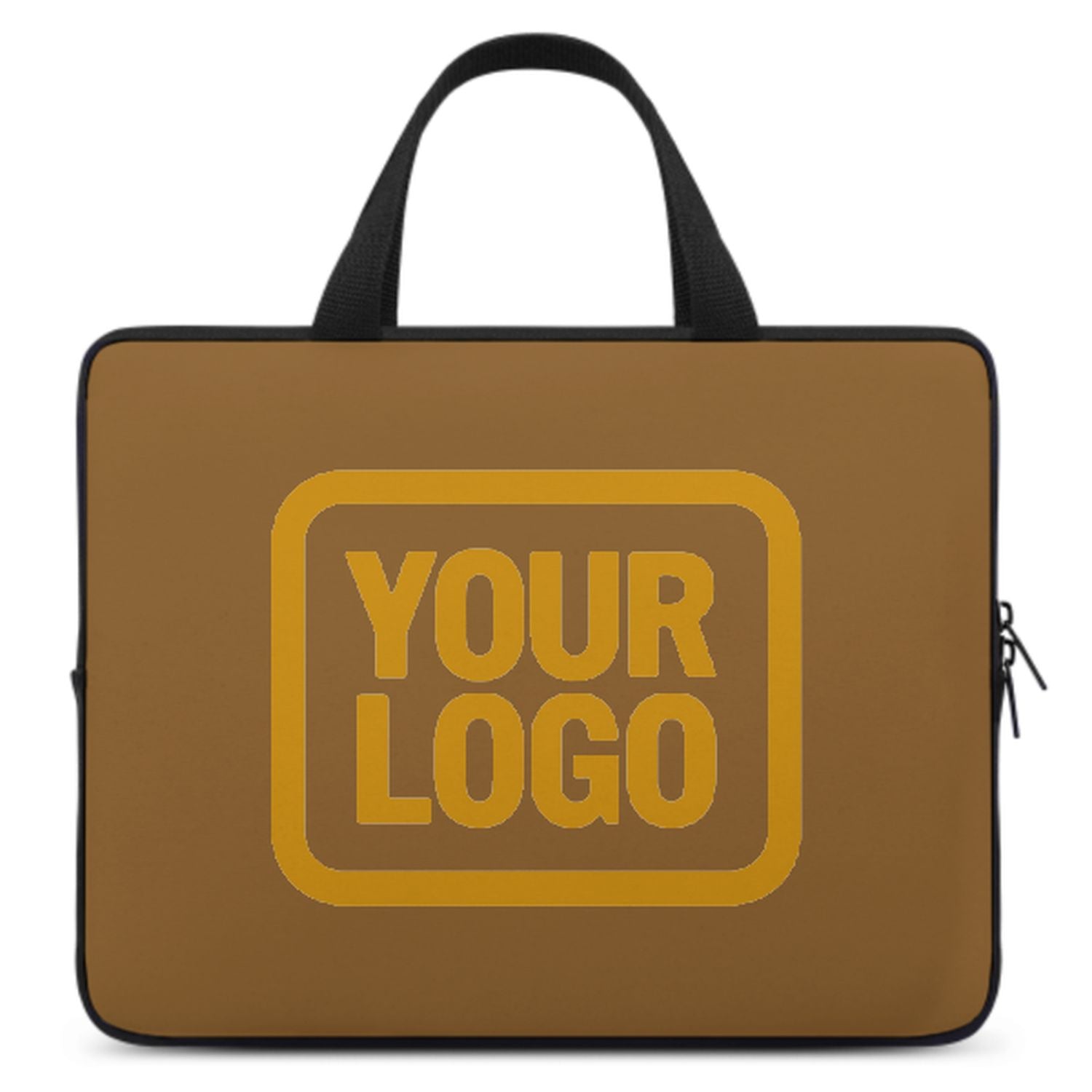 Maßgeschneidertes Khaki Yellow Laptop Tasche