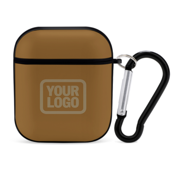 Maßgeschneidertes Khaki Hellkhaki AirPods-Hülle